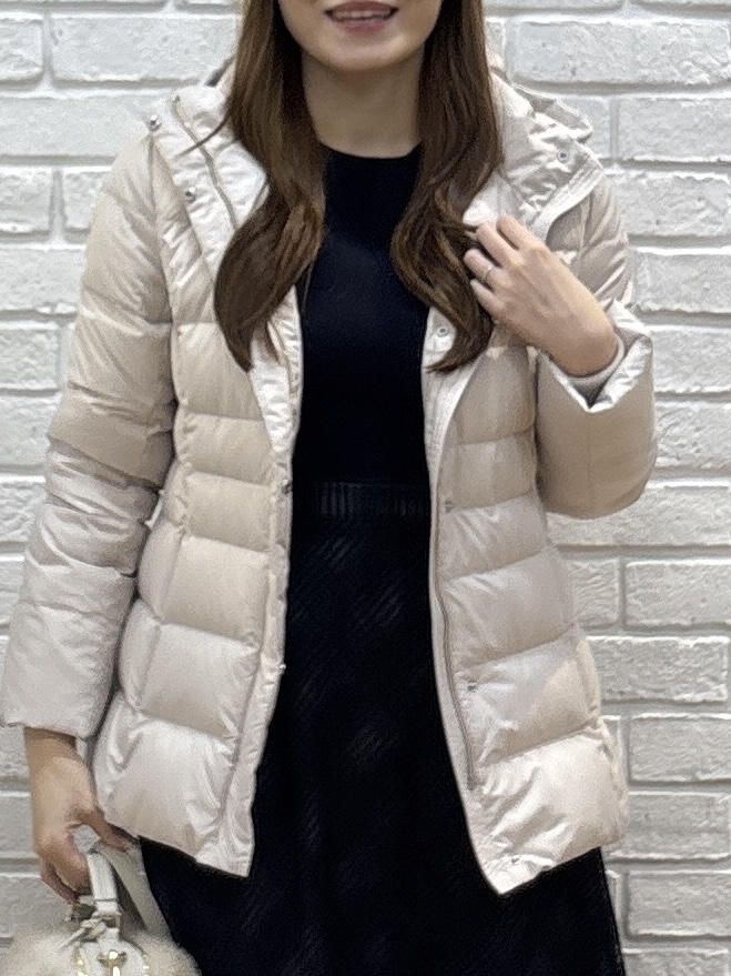 sayaさんの「COUP DE CHANCE｜【手洗い可／日本製】ニットドッキングフレアワンピース」を使ったコーディネート