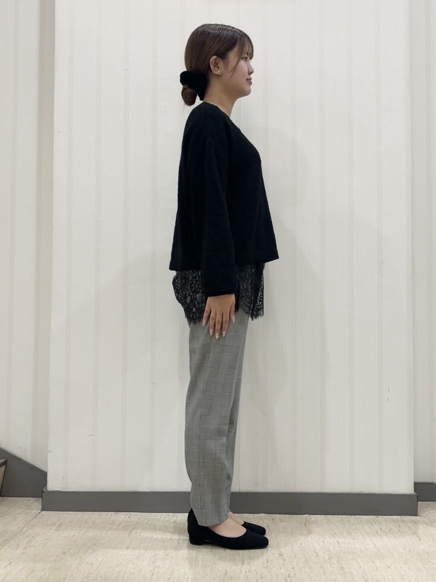 ちひさんの「INDIVI｜【新作！褒められパンツ／洗濯機OK】すっきりテーパードパンツ」を使ったコーディネート