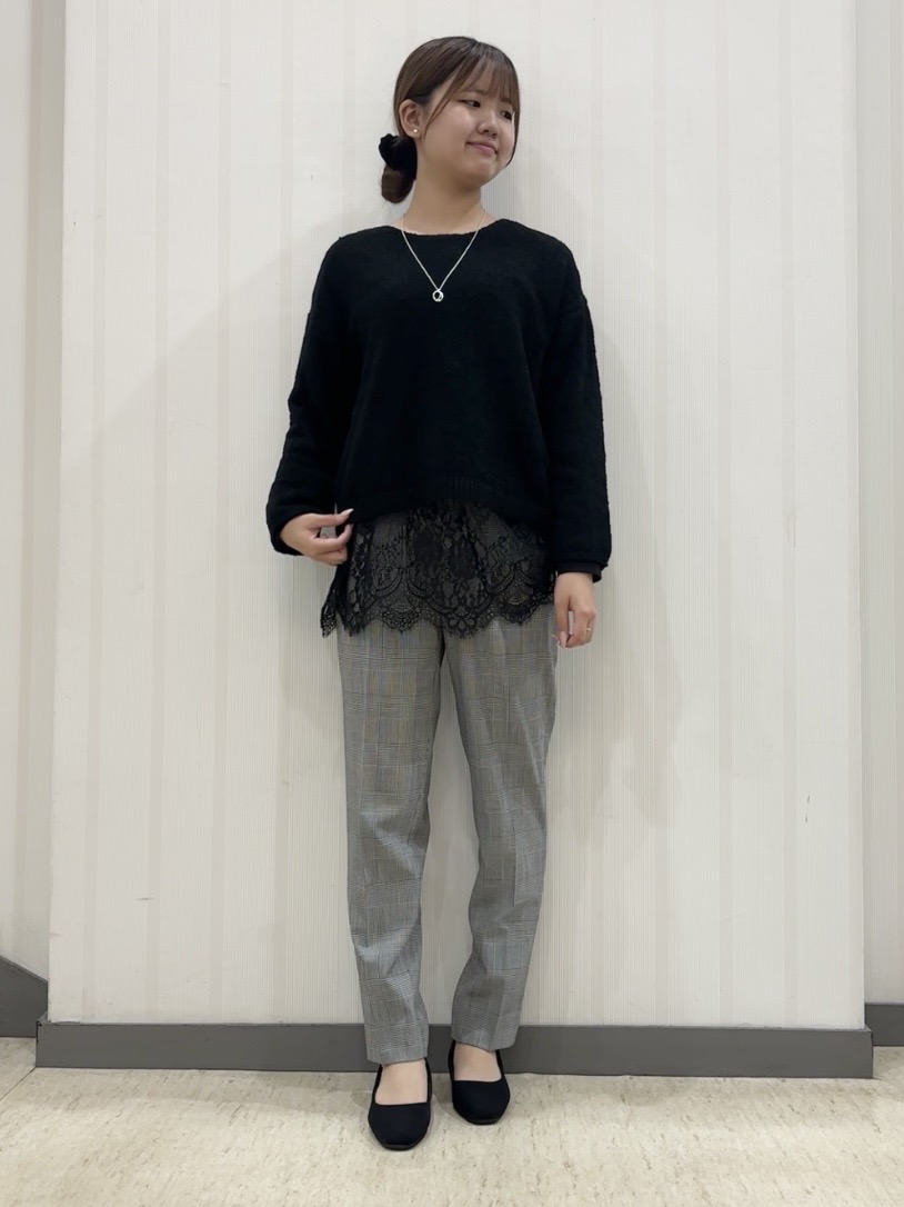 ちひさんの「INDIVI｜【新作！褒められパンツ／洗濯機OK】すっきりテーパードパンツ」を使ったコーディネート