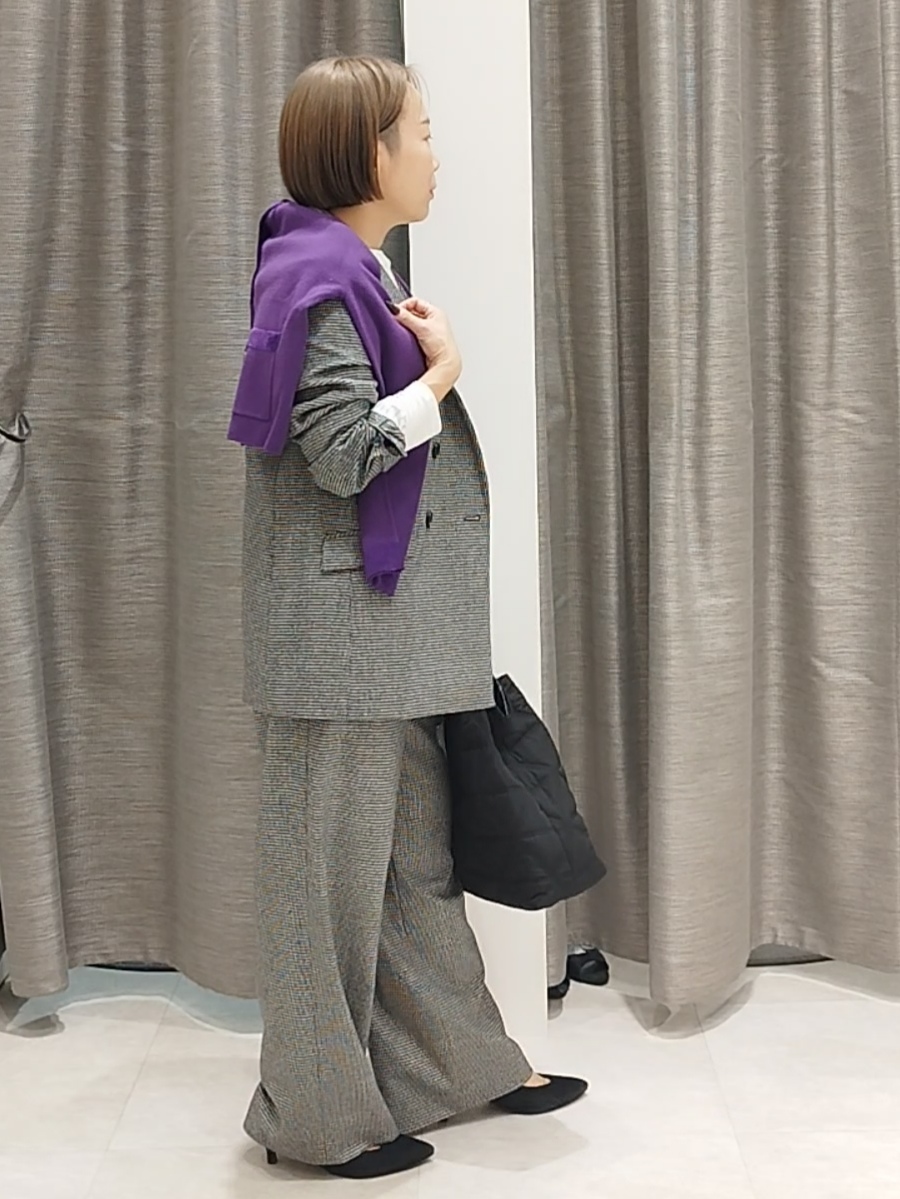 s u g iさんの「UNTITLED｜【セットアップ可/秋羽織り】ウールダブルジャケット」を使ったコーディネート