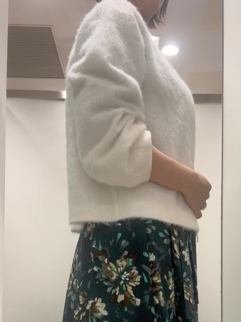 まどかさんの「UNTITLED｜【軽アウター/秋羽織り】シャギージップカーデ」を使ったコーディネート