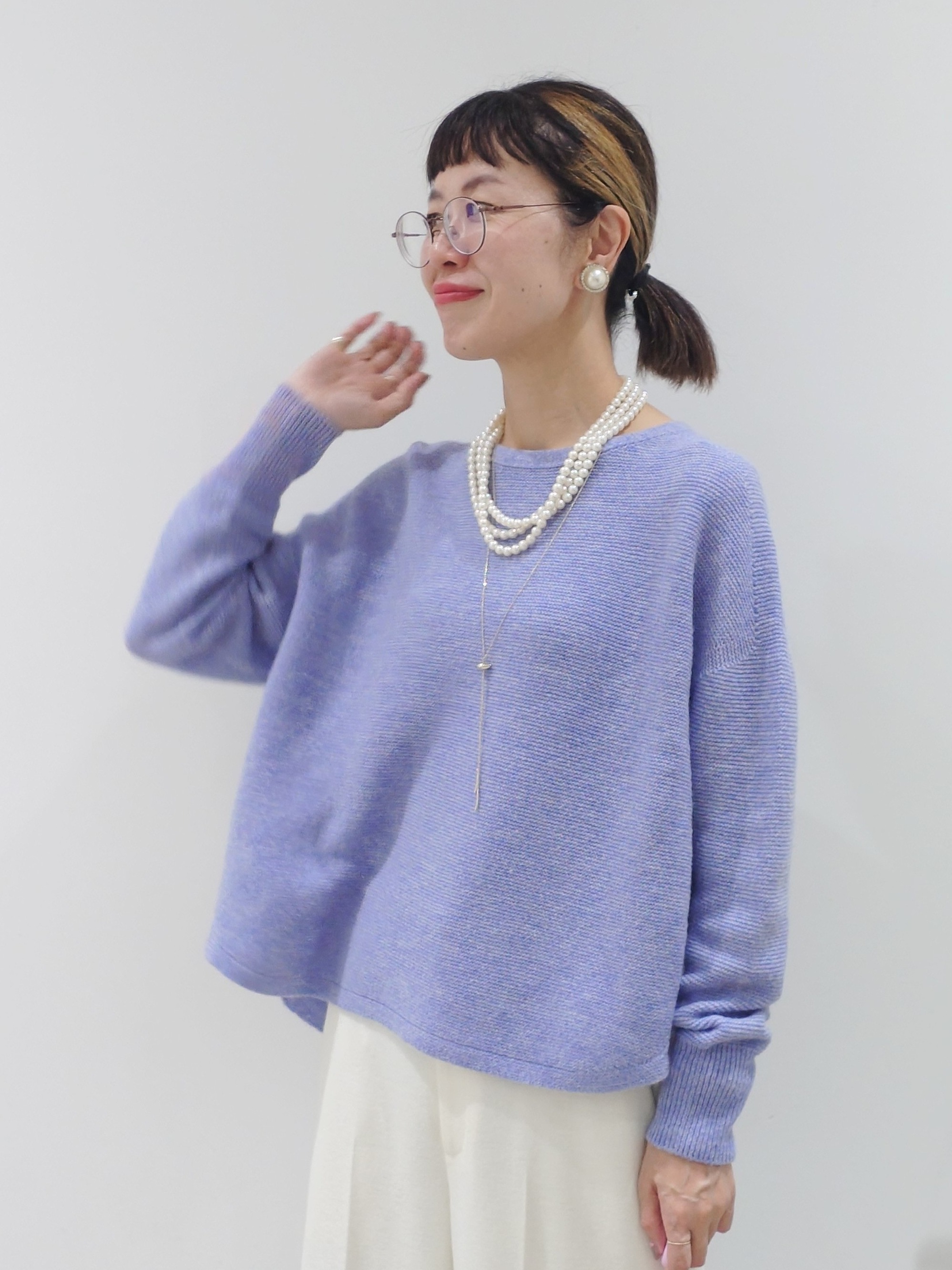 MUTSUKOさんの「UNTITLED｜【軽アウター/ウール100】ウールショートコート」を使ったコーディネート