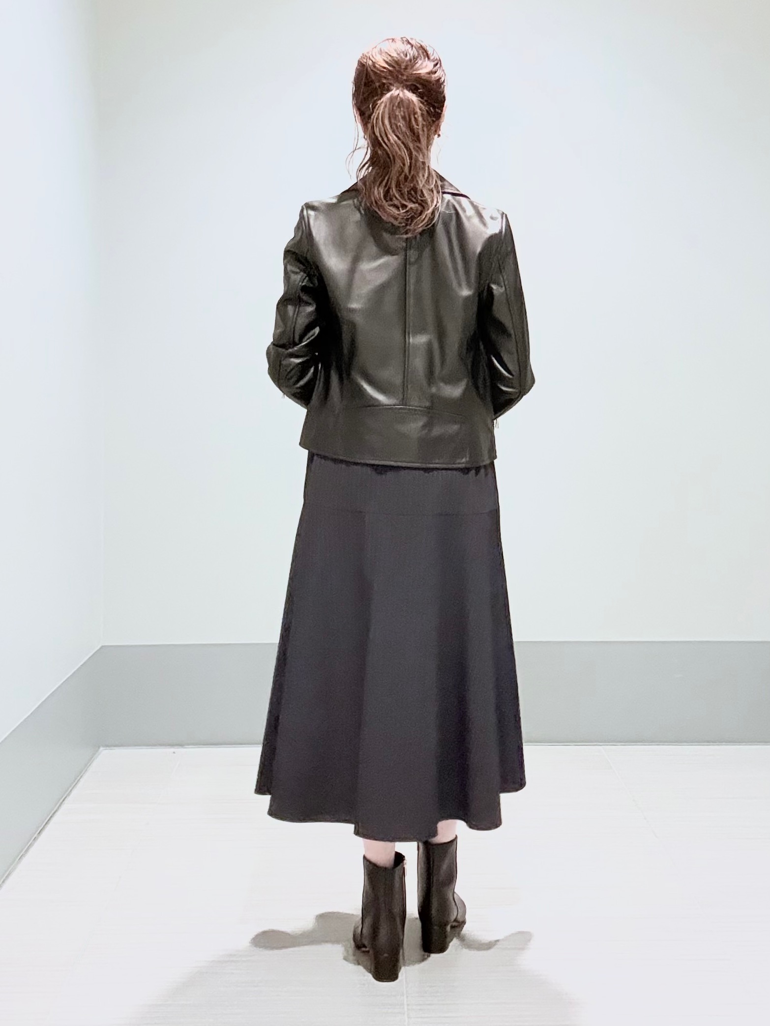 Yamaさんの「DRESSTERIOR｜【STORY11月号掲載】ウォッシャブルストライプシャツワンピース」を使ったコーディネート