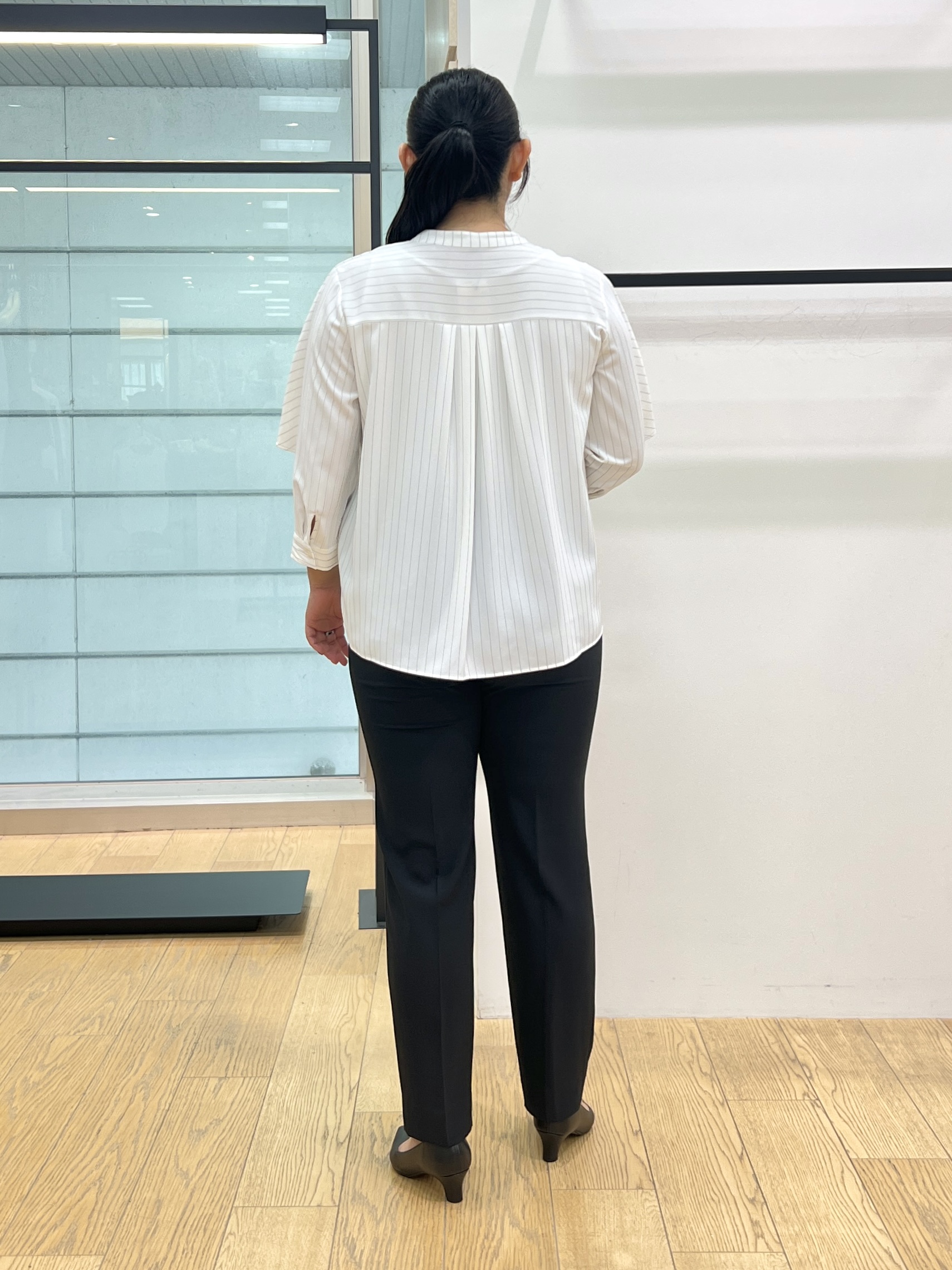 shimaさんの「INDIVI｜【初秋/UVケア/着る日傘】 テーラードジャケット」を使ったコーディネート