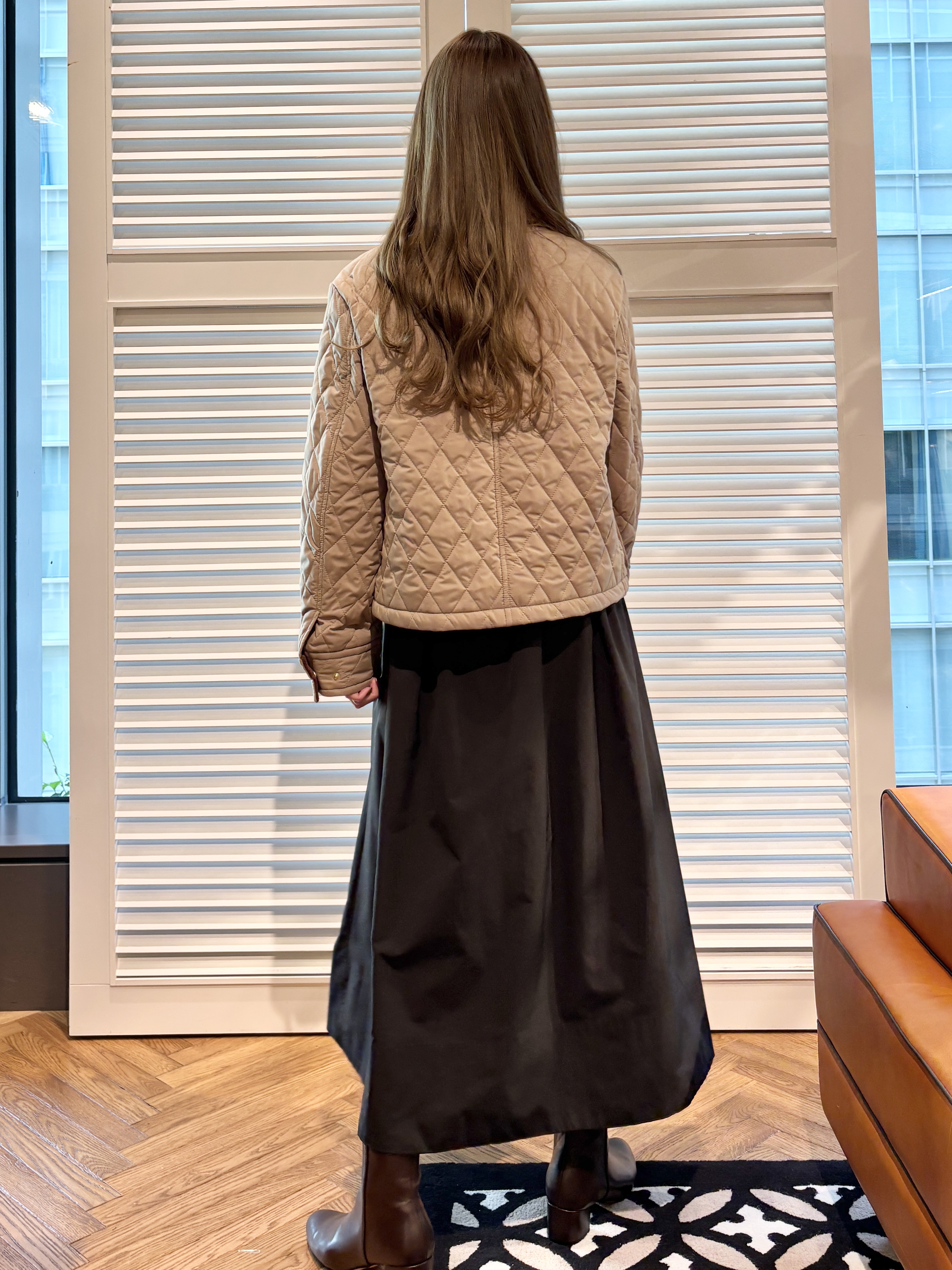 清水夏姫さんの「DRESSTERIOR｜【総ゴム仕様】タックボリュームスカート」を使ったコーディネート