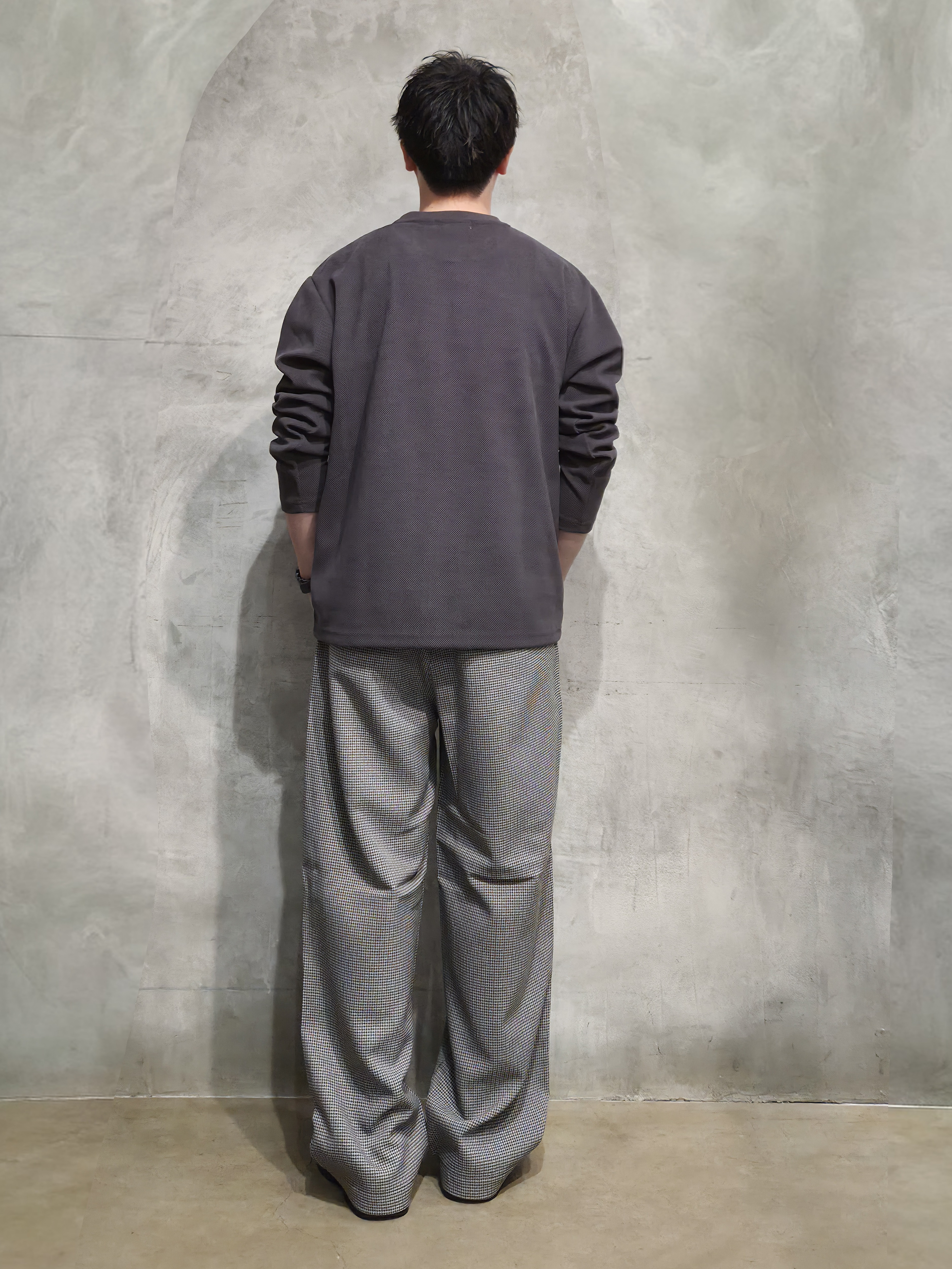 daiさんの「THE SHOP TK｜【洗濯機OK】カノコ編み 長袖Tシャツ」を使ったコーディネート