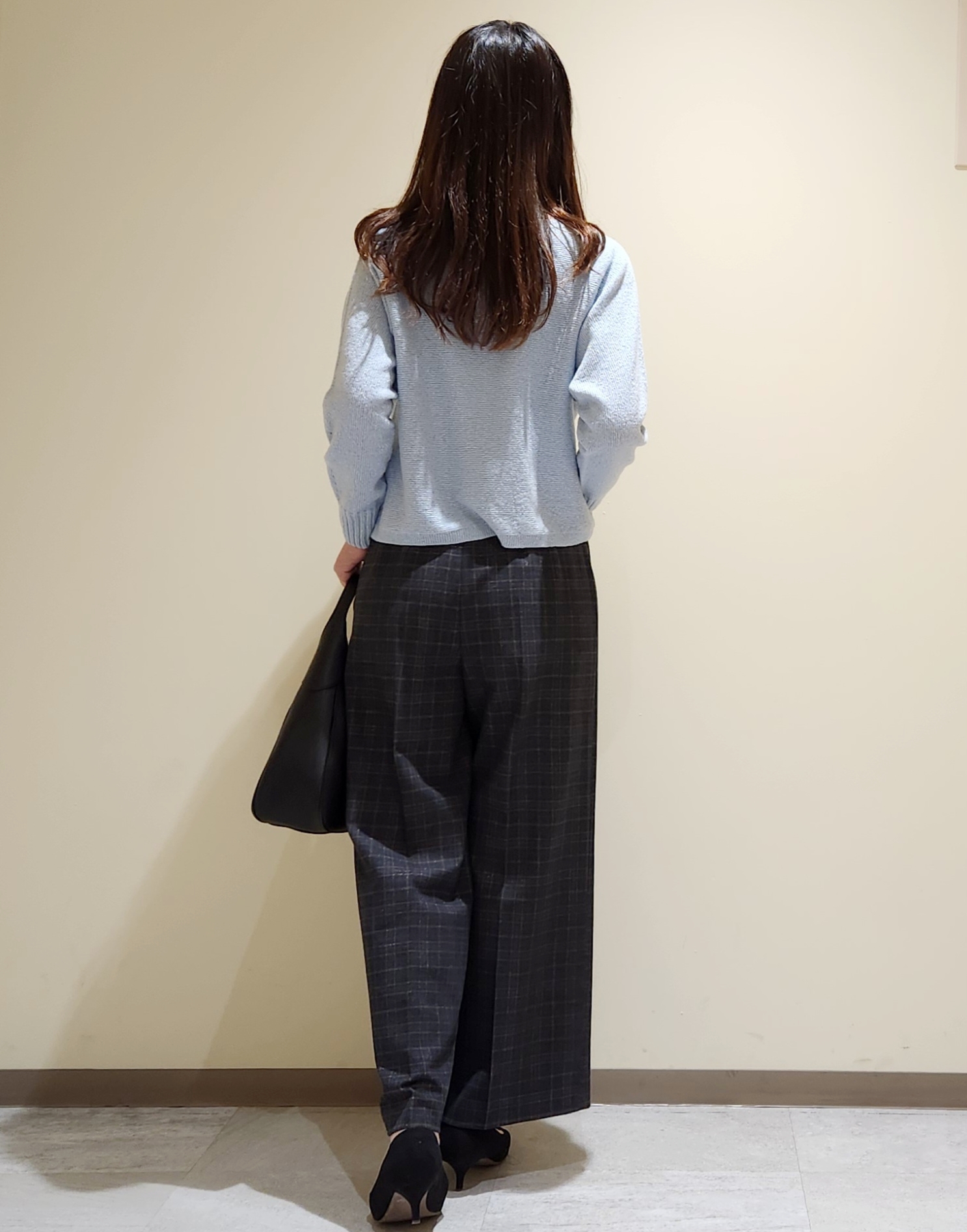 yukaさんの「COUP DE CHANCE｜【手洗い可／日本製】ブークレドルマンニット」を使ったコーディネート