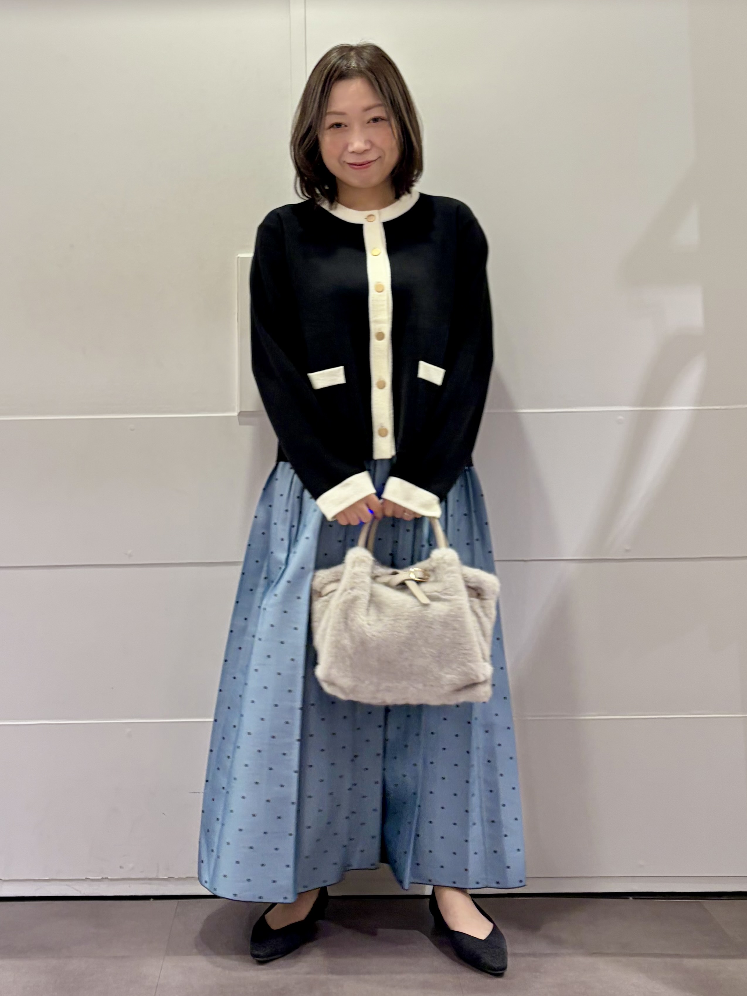 TOKOさんの「UNTITLED｜【米沢素材】リバーシブルドットスカート」を使ったコーディネート