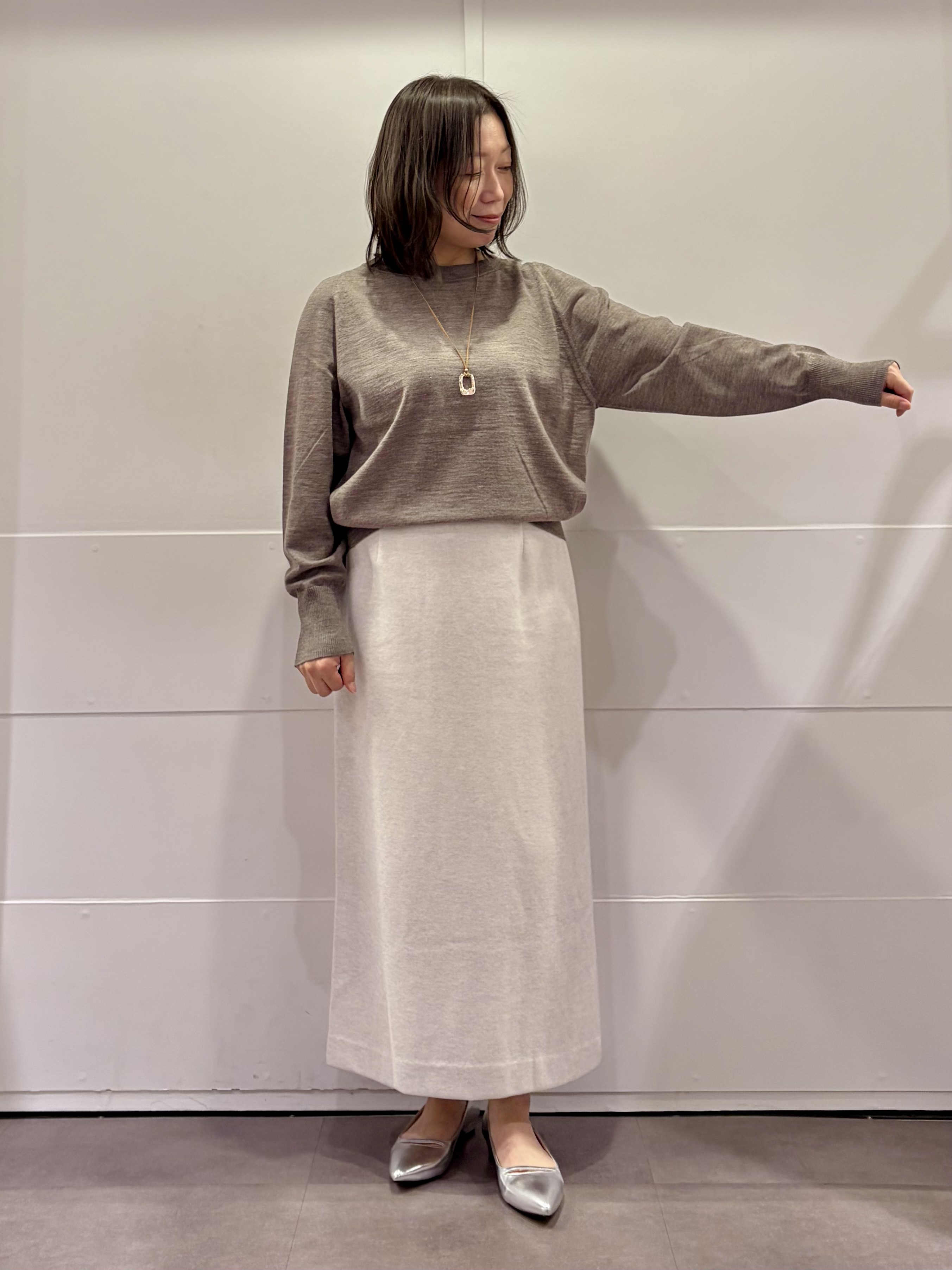 TOKOさんの「UNTITLED｜【セットアップ可/秋羽織り】ウールダブルジャケット」を使ったコーディネート