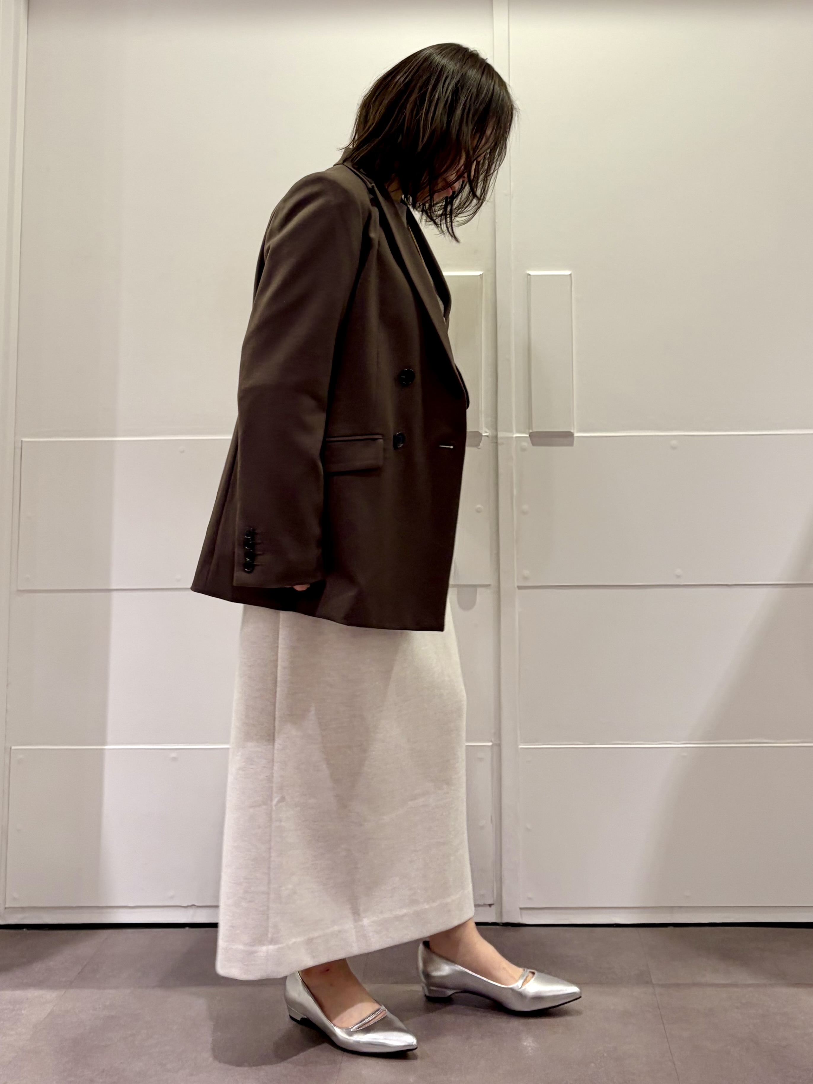 TOKOさんの「UNTITLED｜【セットアップ可/秋羽織り】ウールダブルジャケット」を使ったコーディネート