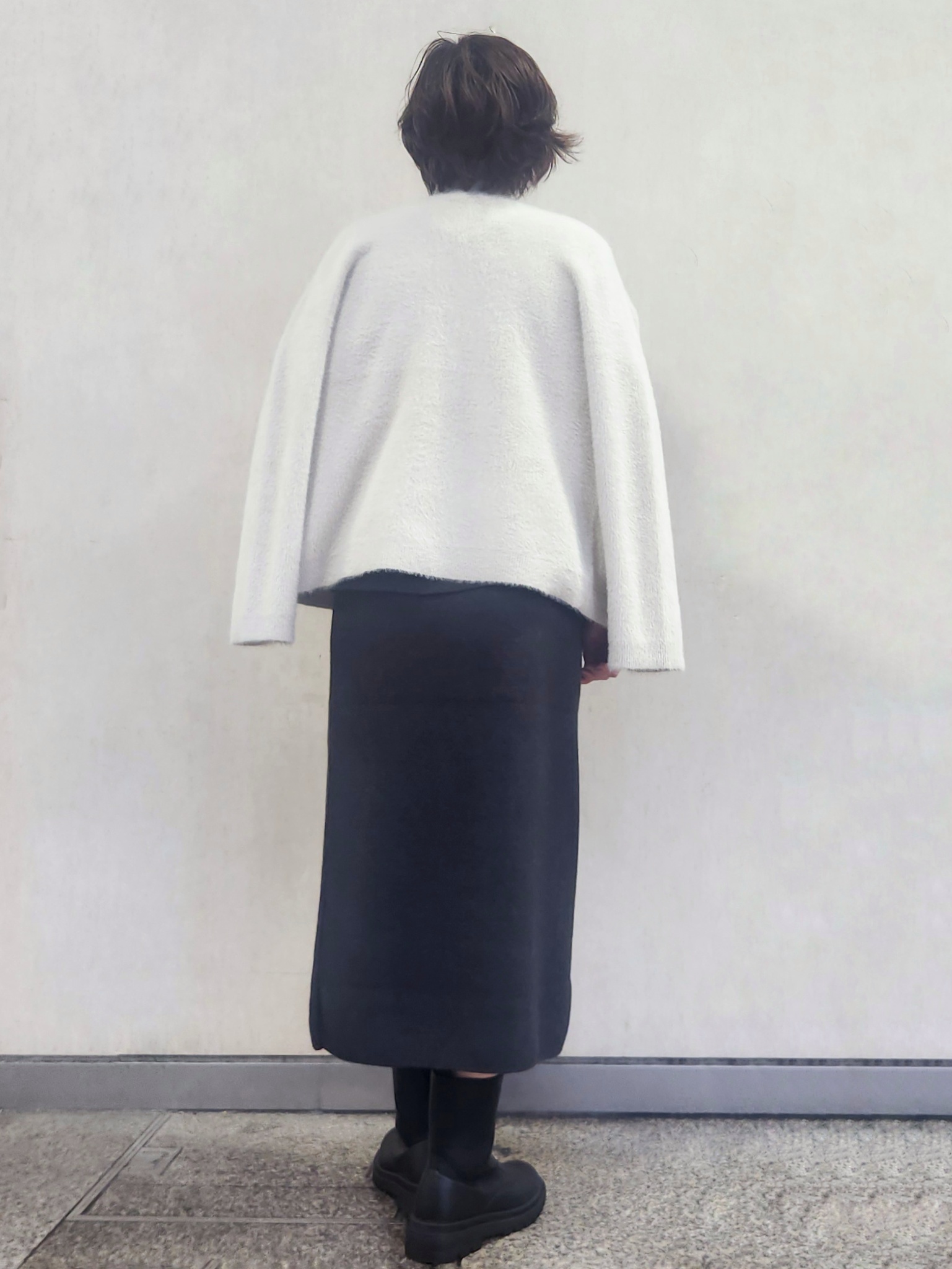 milkyさんの「OPAQUE.CLIP｜フェザーヤーンニットカーディガン【洗濯機OK】」を使ったコーディネート