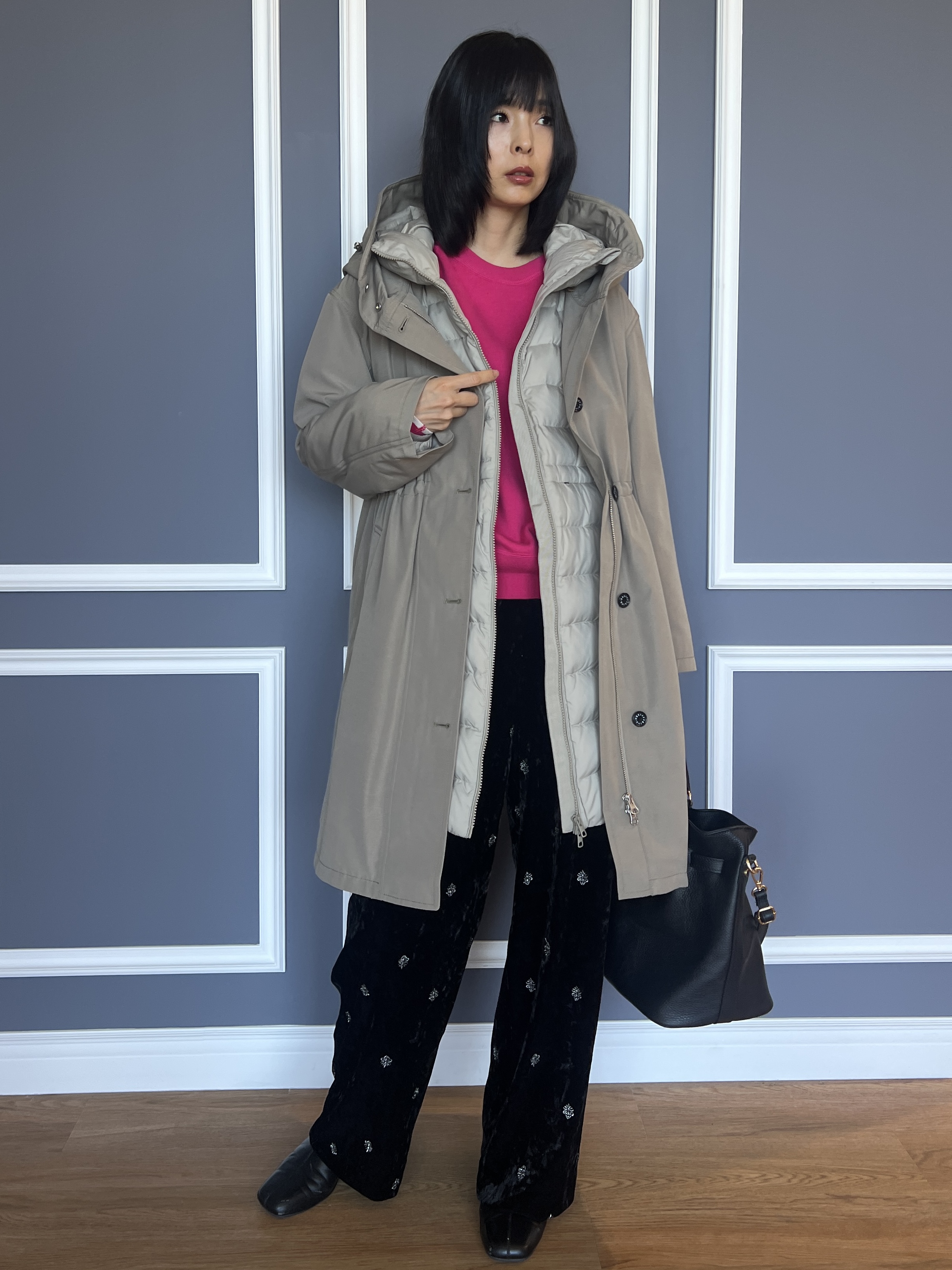 misaさんの「DRESSTERIOR｜【STORY11月号掲載/マシンウォッシャブル】コットンカシミヤニット」を使ったコーディネート
