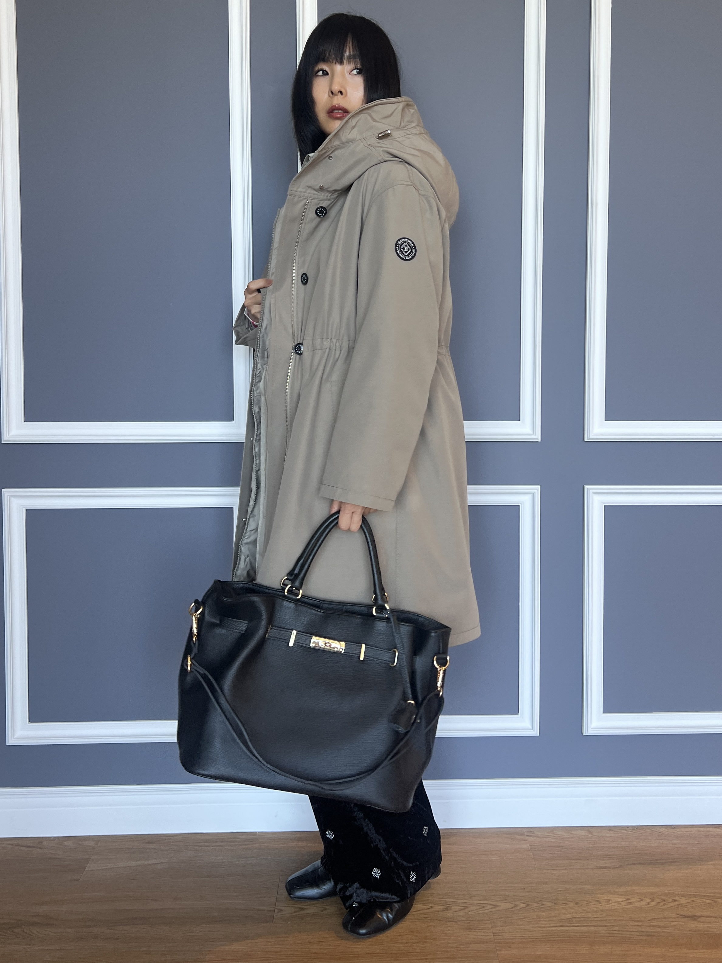 misaさんの「DRESSTERIOR｜【STORY11月号掲載/マシンウォッシャブル】コットンカシミヤニット」を使ったコーディネート