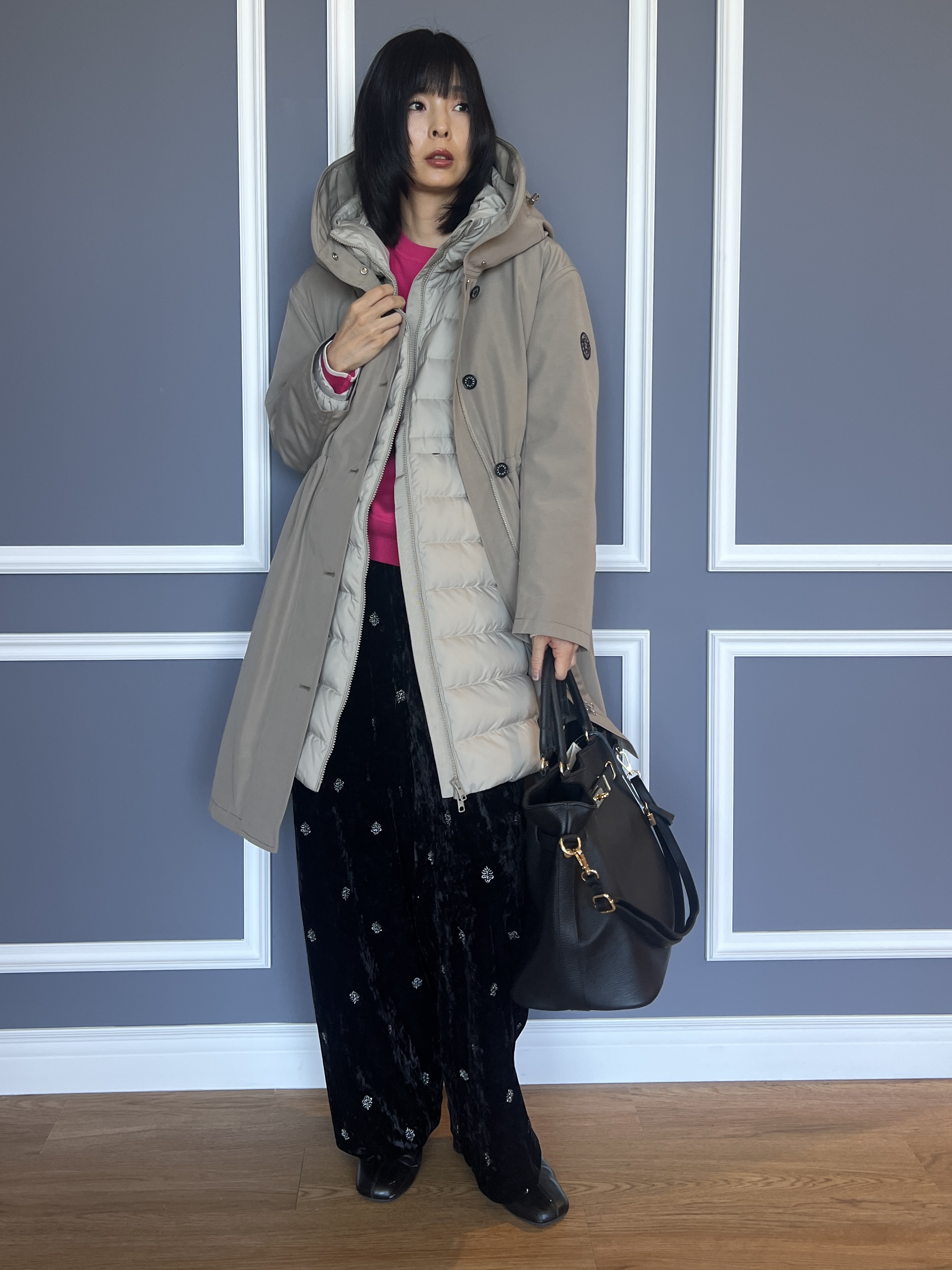 misaさんの「DRESSTERIOR｜【STORY11月号掲載/マシンウォッシャブル】コットンカシミヤニット」を使ったコーディネート
