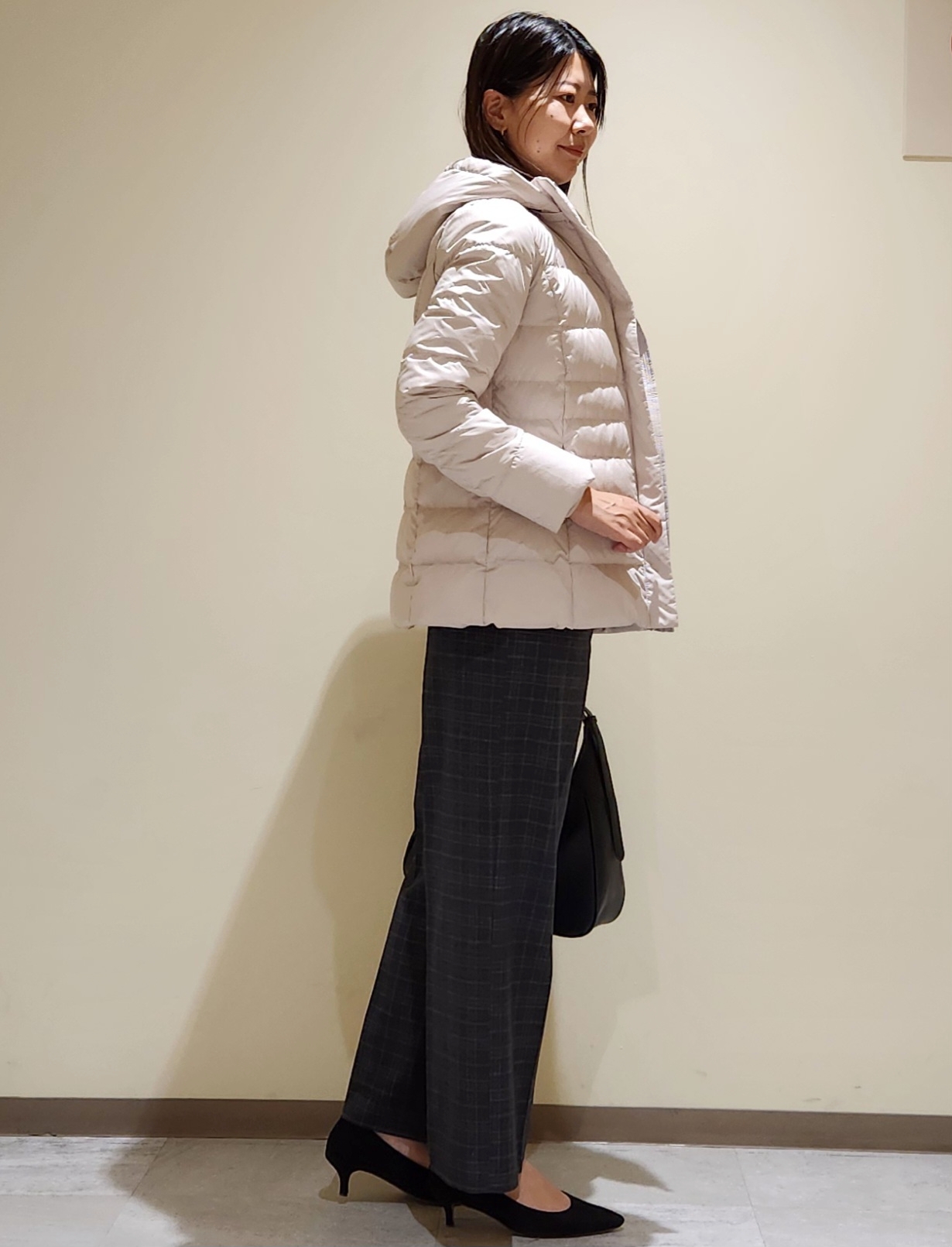 yukaさんの「COUP DE CHANCE｜【手洗い可／日本製】ブークレドルマンニット」を使ったコーディネート