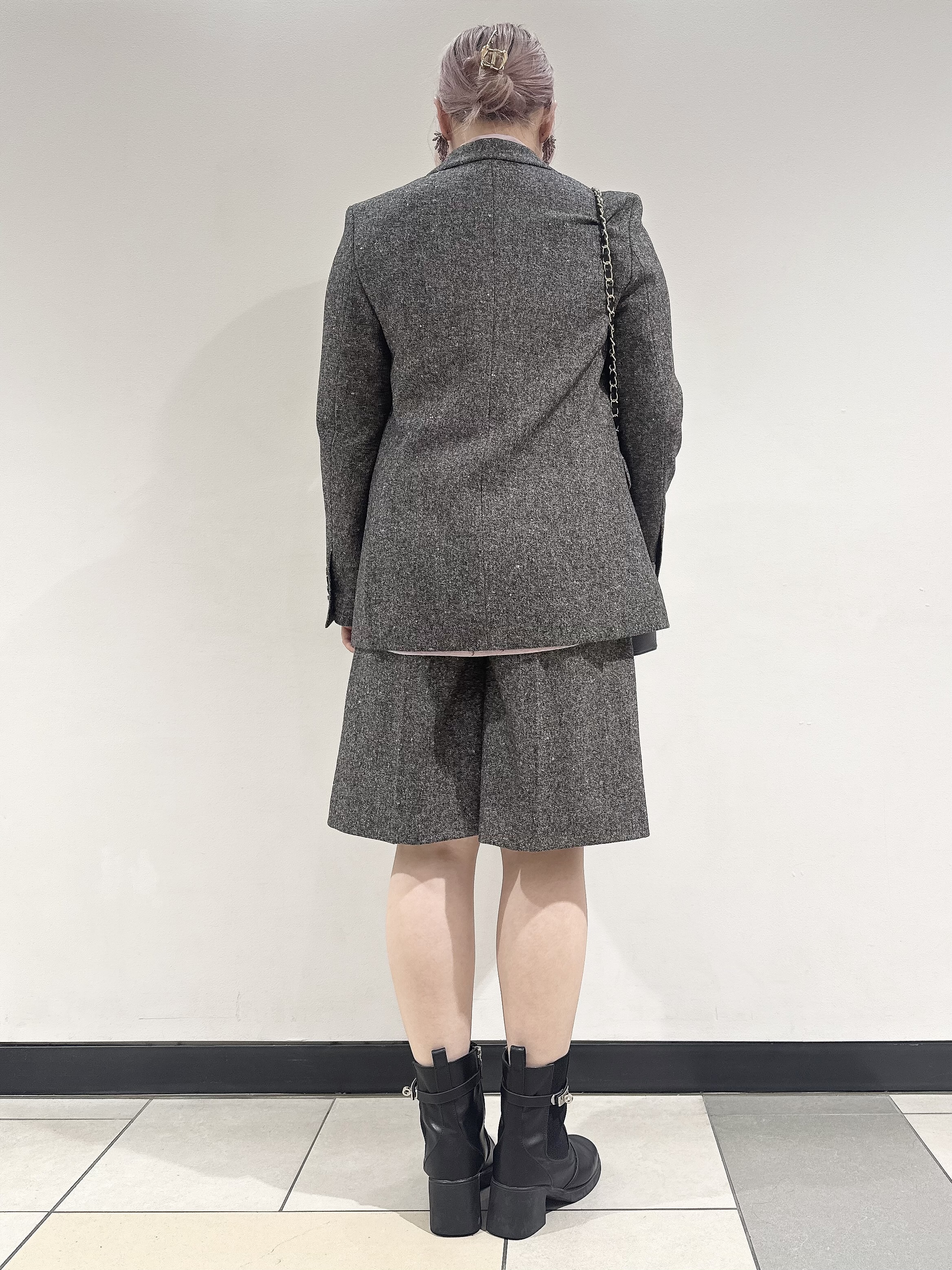 なかもとあきさんの「DRESSTERIOR｜【セットアップ可】ネップツイード ジャケット」を使ったコーディネート