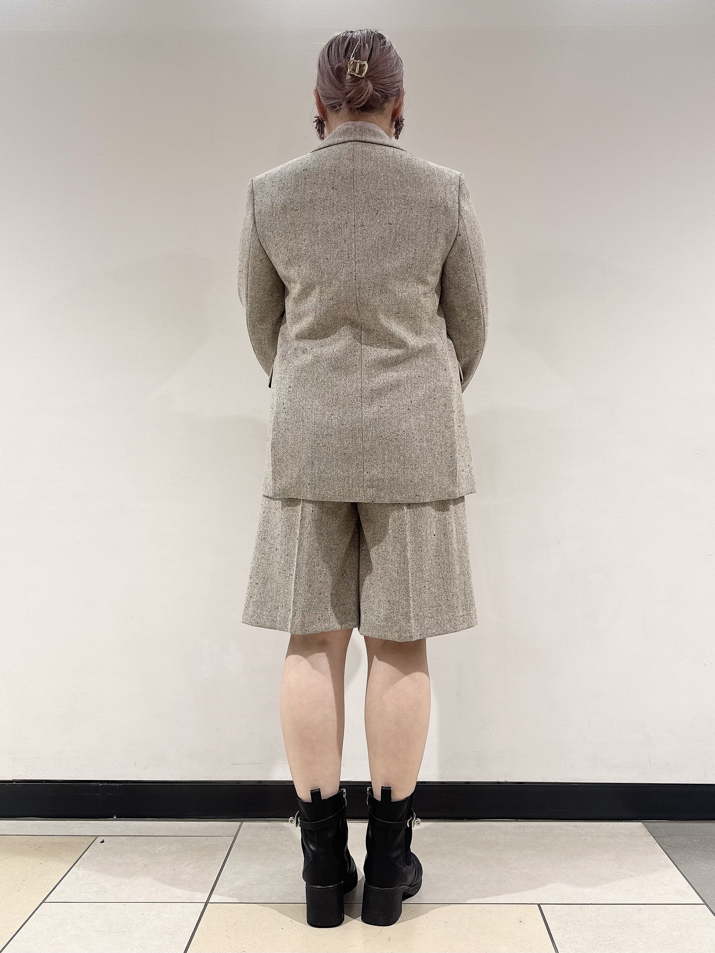 なかもとあきさんの「DRESSTERIOR｜【セットアップ可】ネップツイード ジャケット」を使ったコーディネート