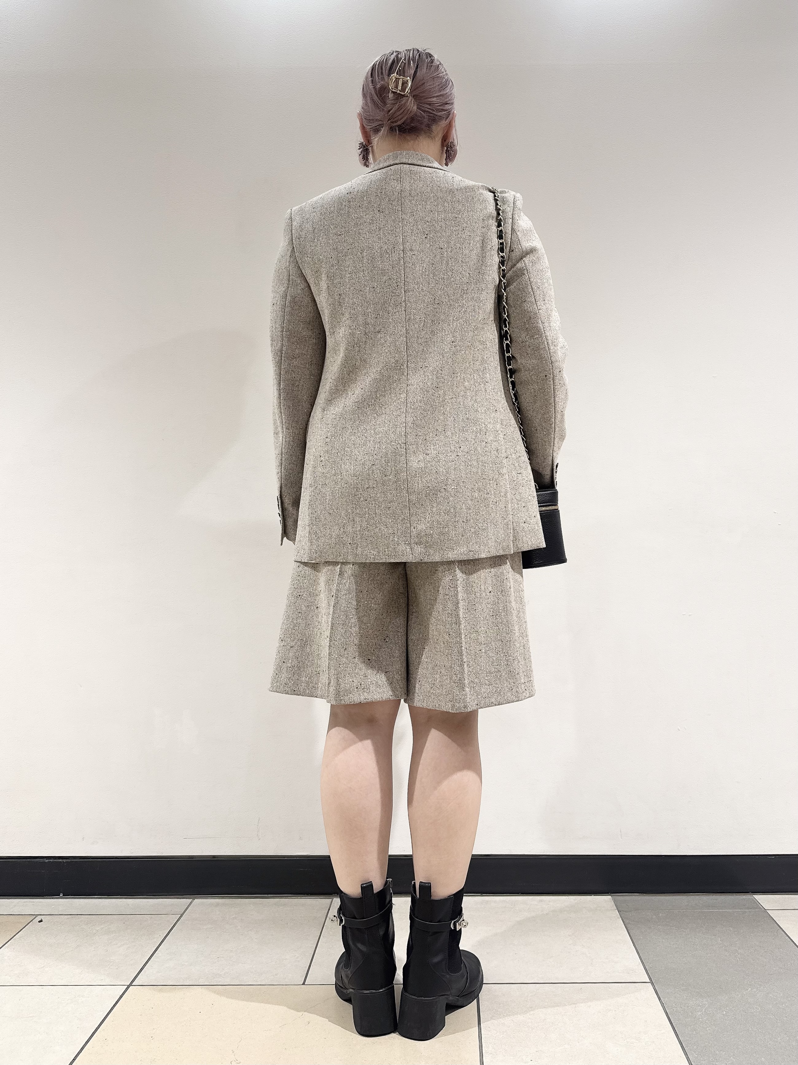 なかもとあきさんの「DRESSTERIOR｜【セットアップ可】ネップツイード ジャケット」を使ったコーディネート