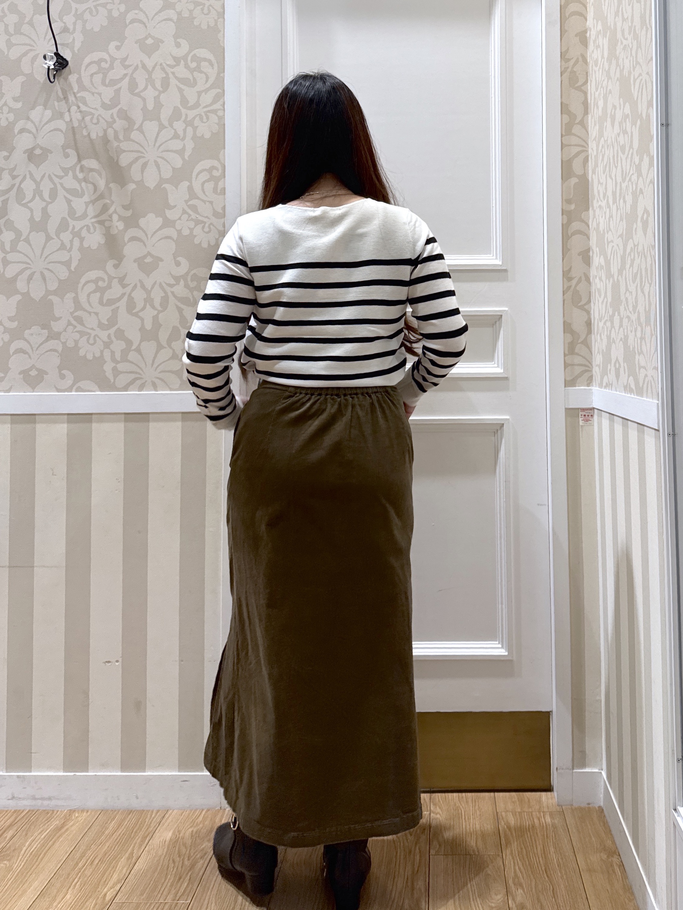 sachiさんの「grove｜【撥水／シルエット2WAY】ゆったり着られて体型カバー◎ スタンドネック テントラインコート」を使ったコーディネート