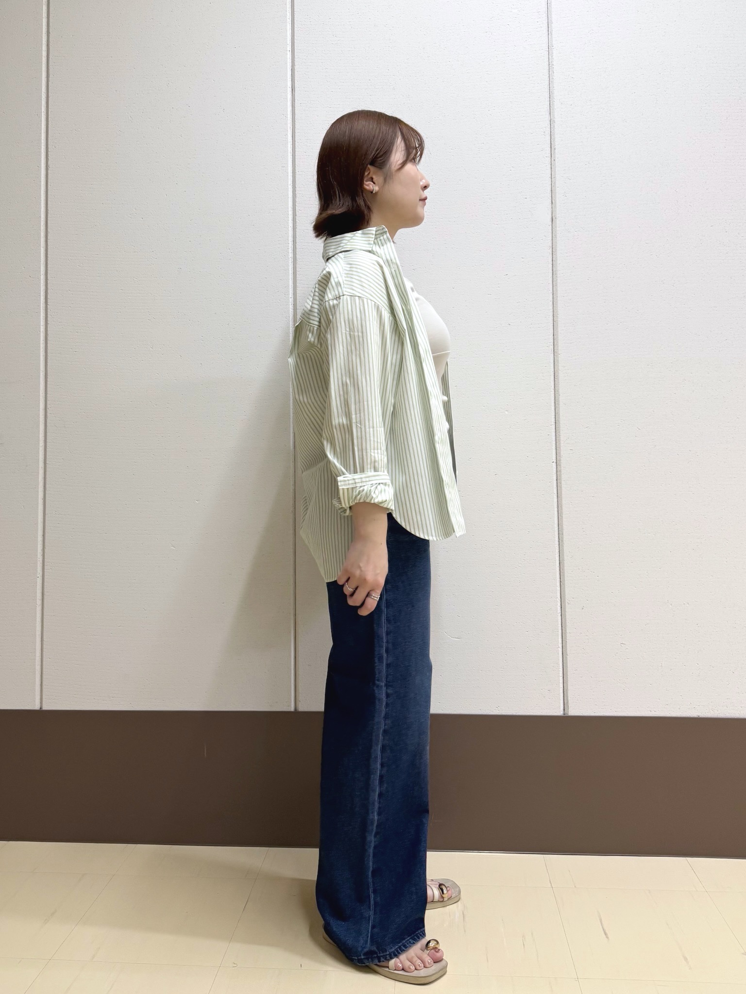 Rikoさんの「INDIVI｜【日本製】ビスチェインナータンクトップ」を使ったコーディネート