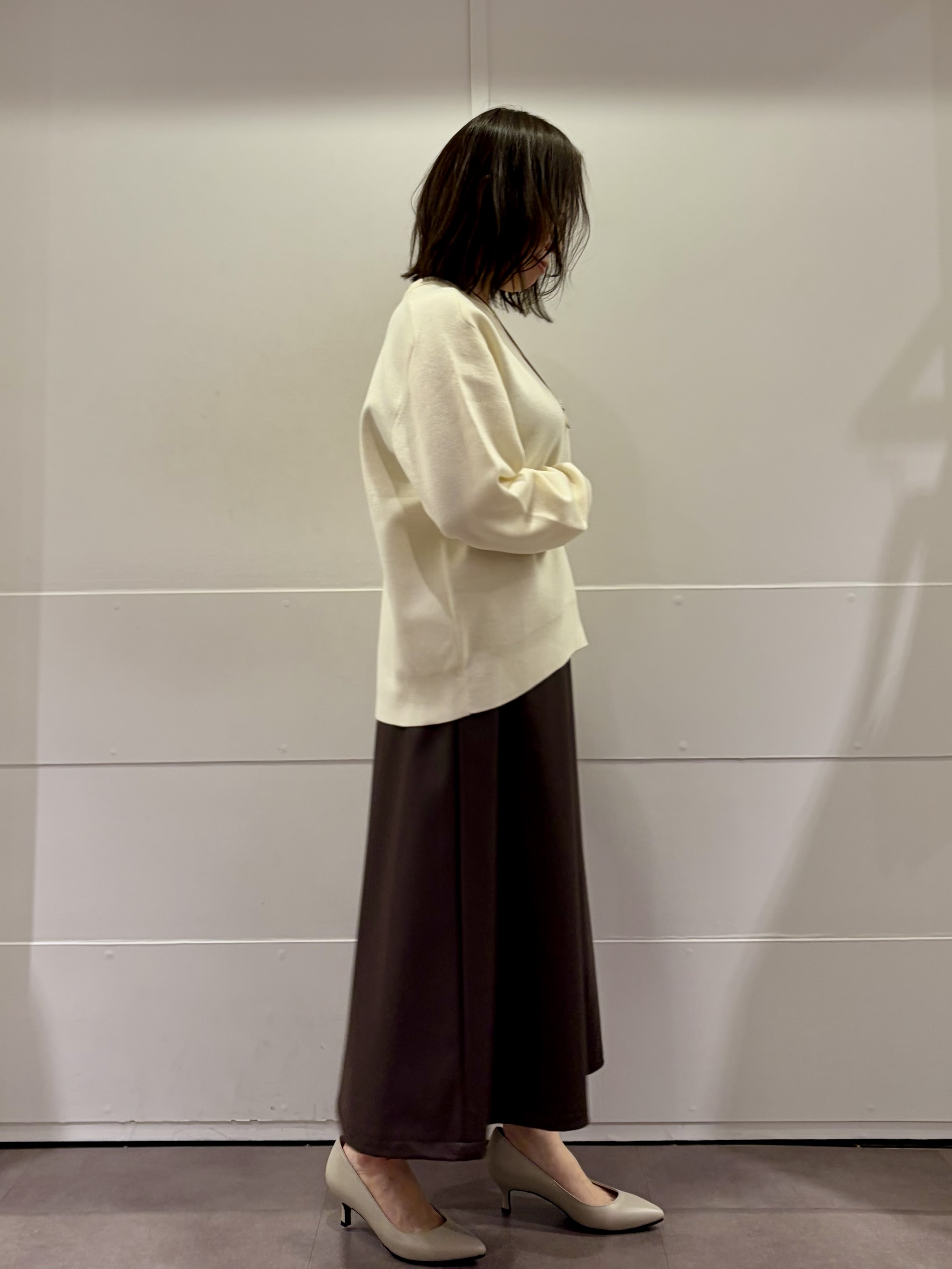 TOKOさんの「UNTITLED｜【きれいめカジュアル】スウェットライクニットプルオーバー」を使ったコーディネート