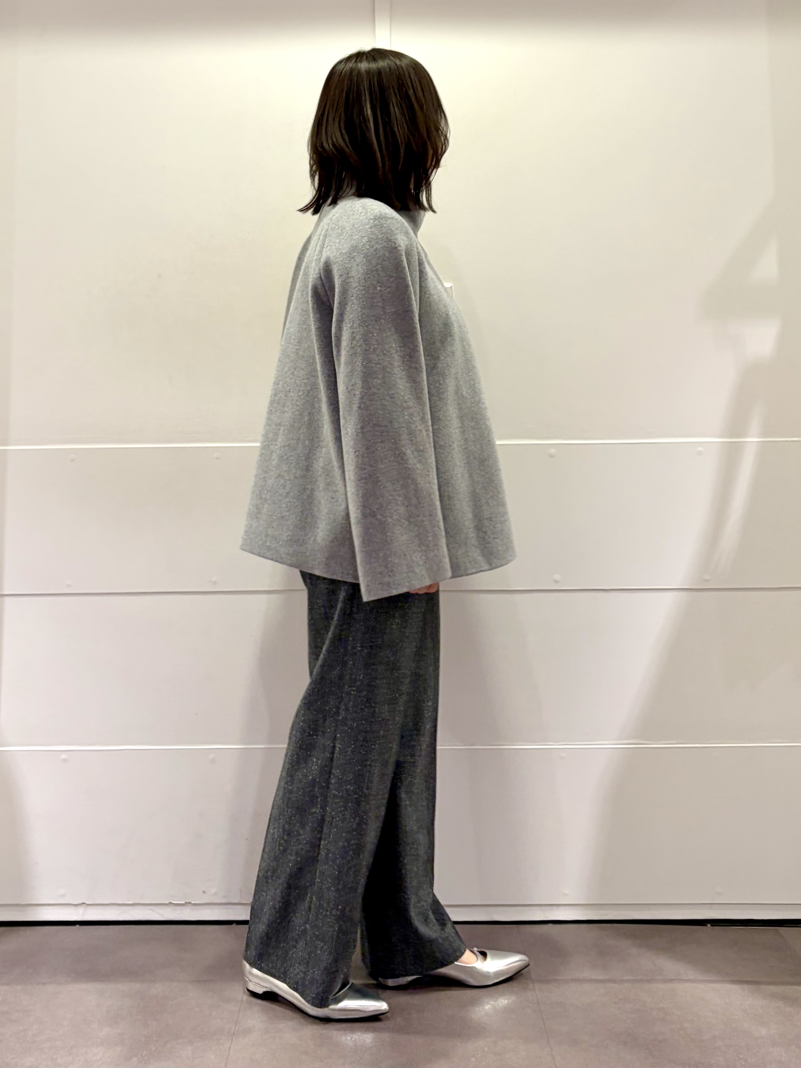 TOKOさんの「UNTITLED｜【軽アウター/ウール100】ウールショートコート」を使ったコーディネート