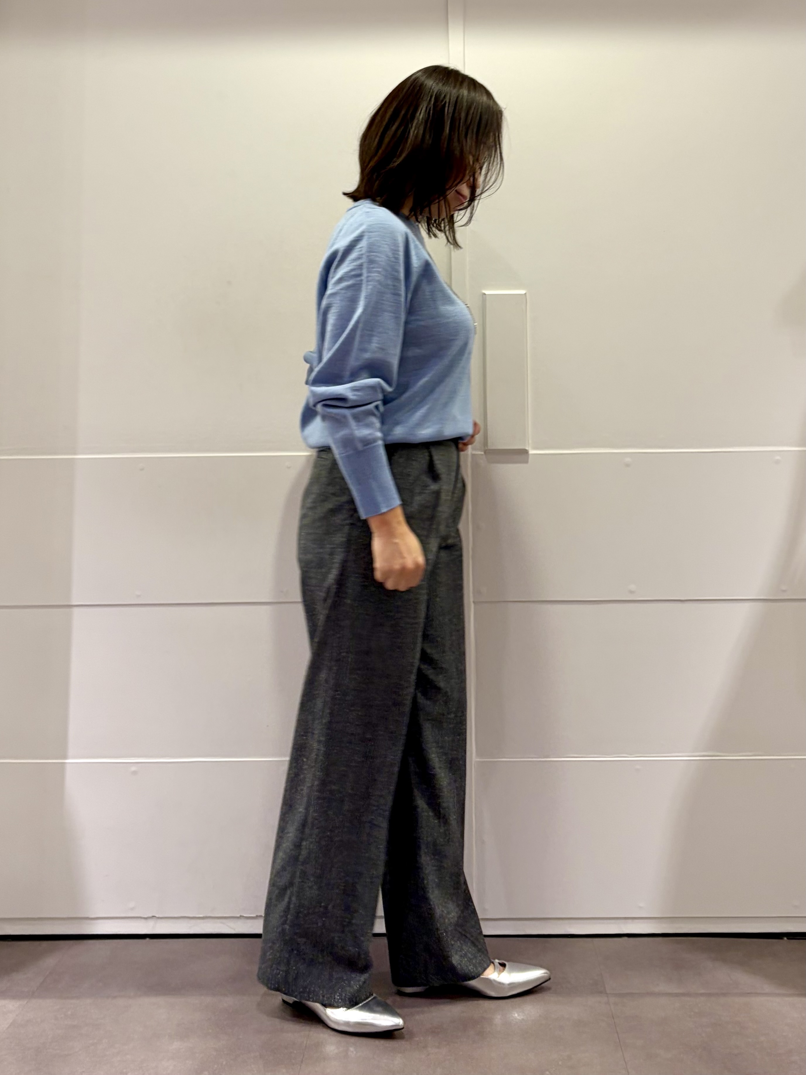 TOKOさんの「UNTITLED｜【軽アウター/ウール100】ウールショートコート」を使ったコーディネート