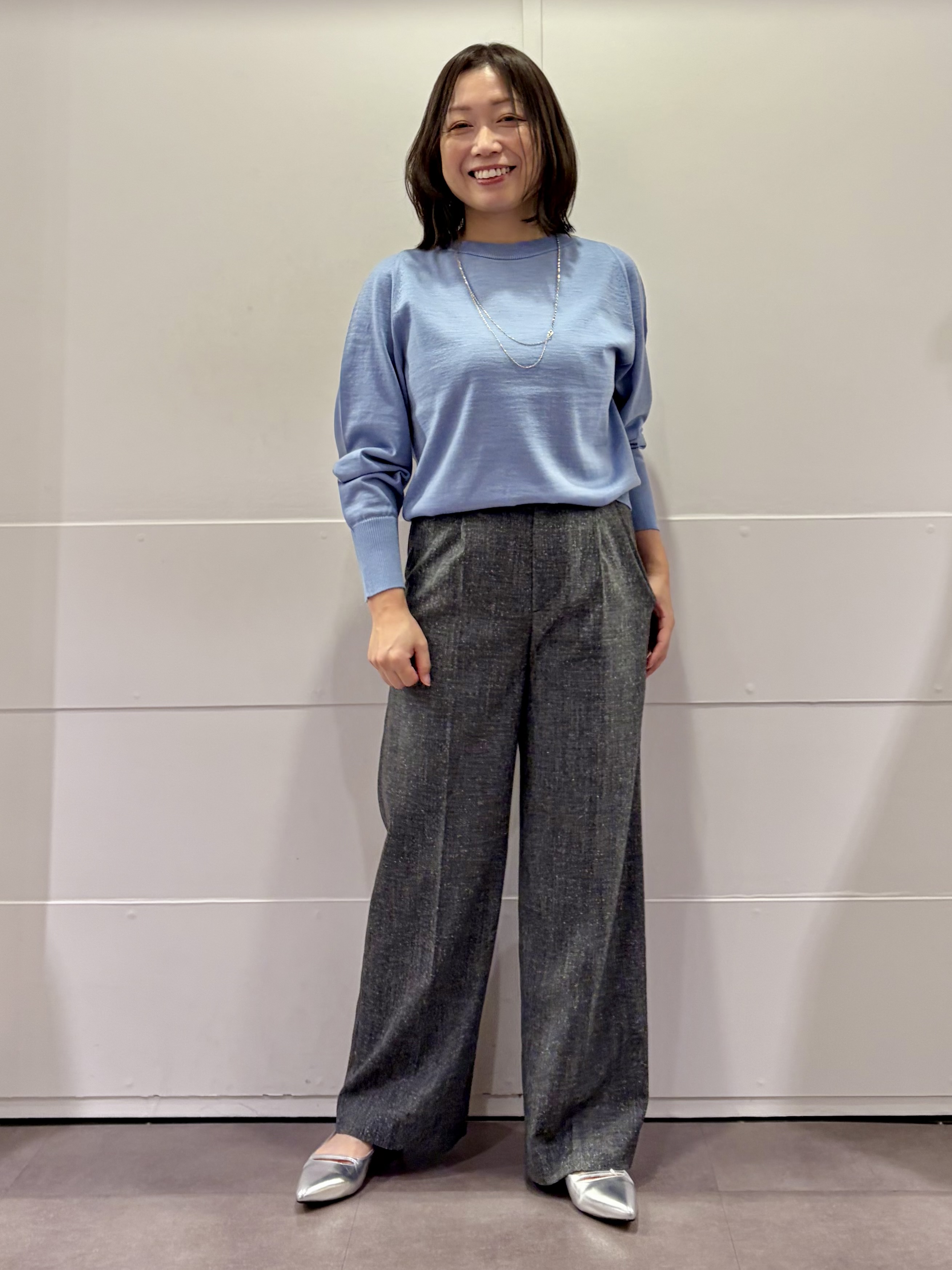 TOKOさんの「UNTITLED｜【軽アウター/ウール100】ウールショートコート」を使ったコーディネート