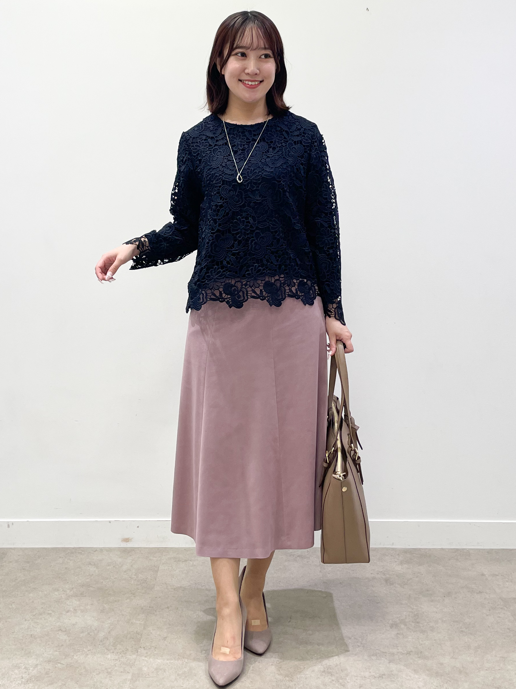 yukariさんの「Reflect｜【SS-4Lサイズ／通勤／セレモニー】ケミカルレースブラウス」を使ったコーディネート
