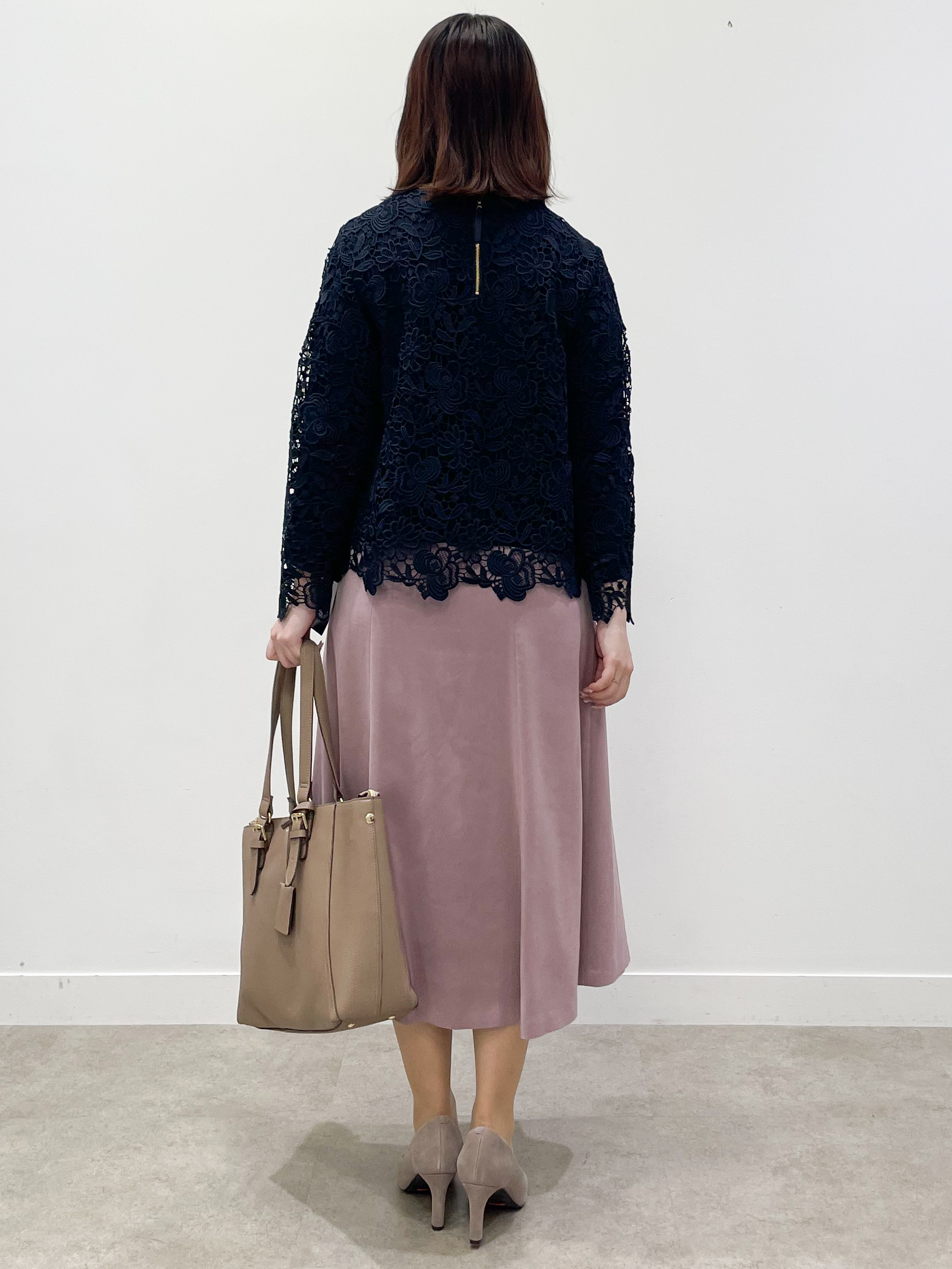 yukariさんの「Reflect｜【SS-4Lサイズ／通勤／セレモニー】ケミカルレースブラウス」を使ったコーディネート