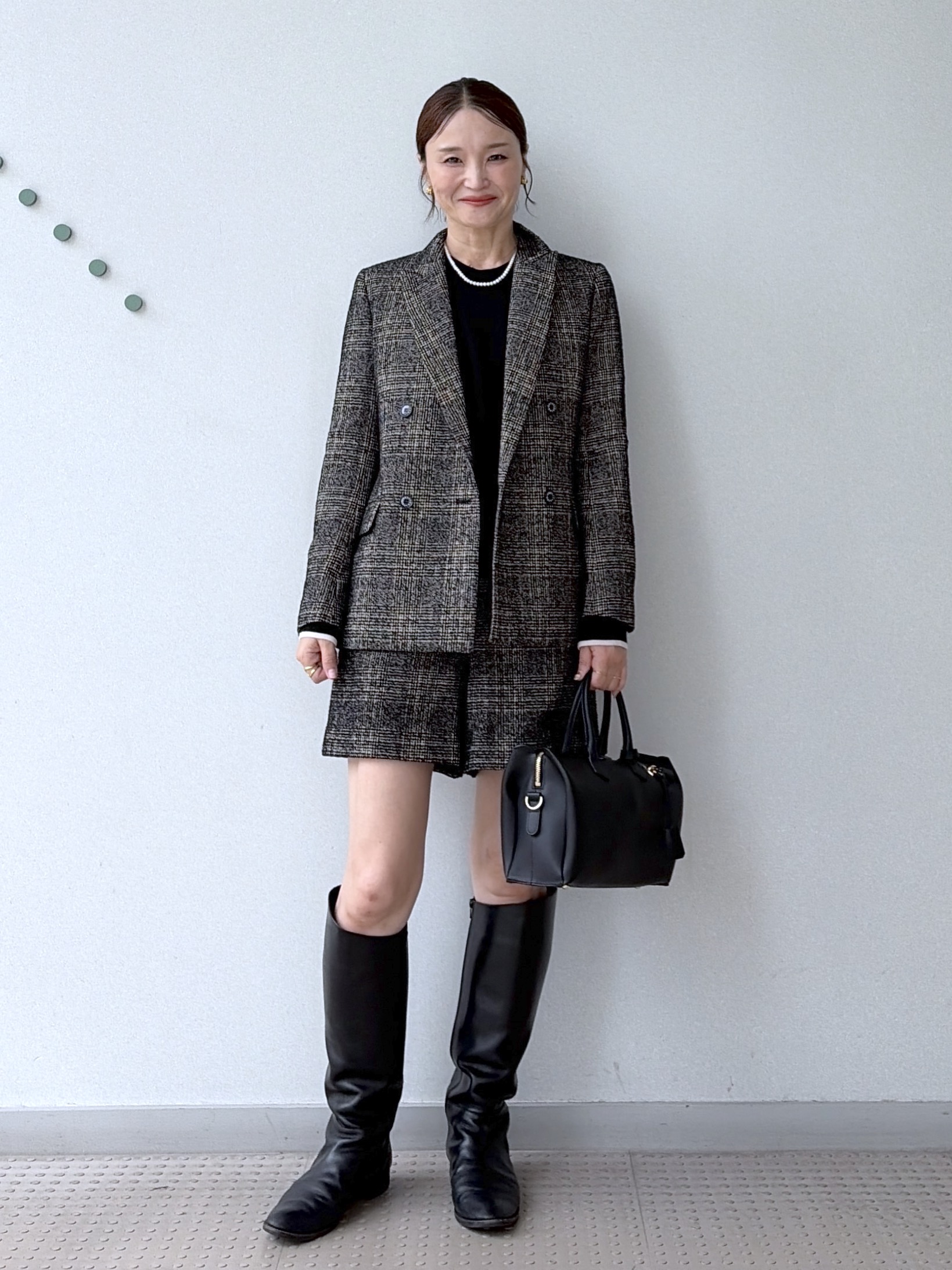 yoshikadoさんの「DRESSTERIOR｜【取り外し可能】2WAY ボウタイデニムシャツ」を使ったコーディネート