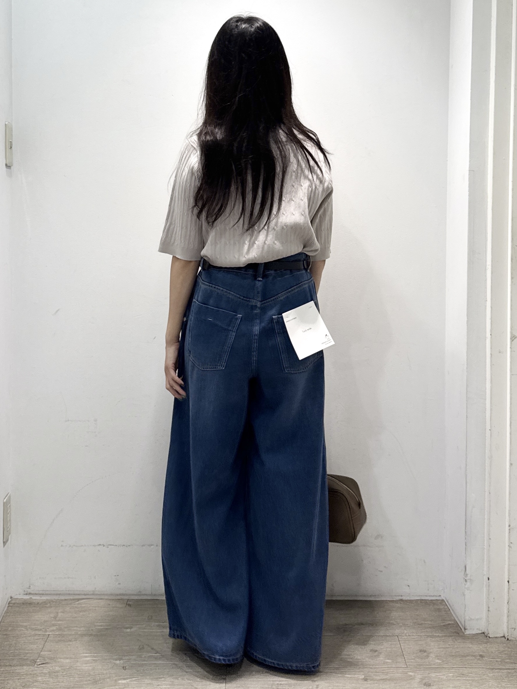 yuicciさんの「OPAQUE.CLIP｜【UVケア】配色ケーブルニット《洗濯機OK／抗ピル》」を使ったコーディネート