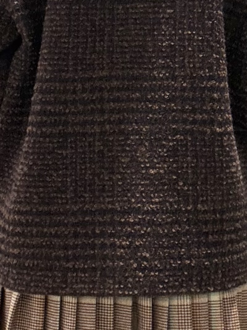 Yamaさんの「DRESSTERIOR｜グレンチェックツイードショートコート」を使ったコーディネート