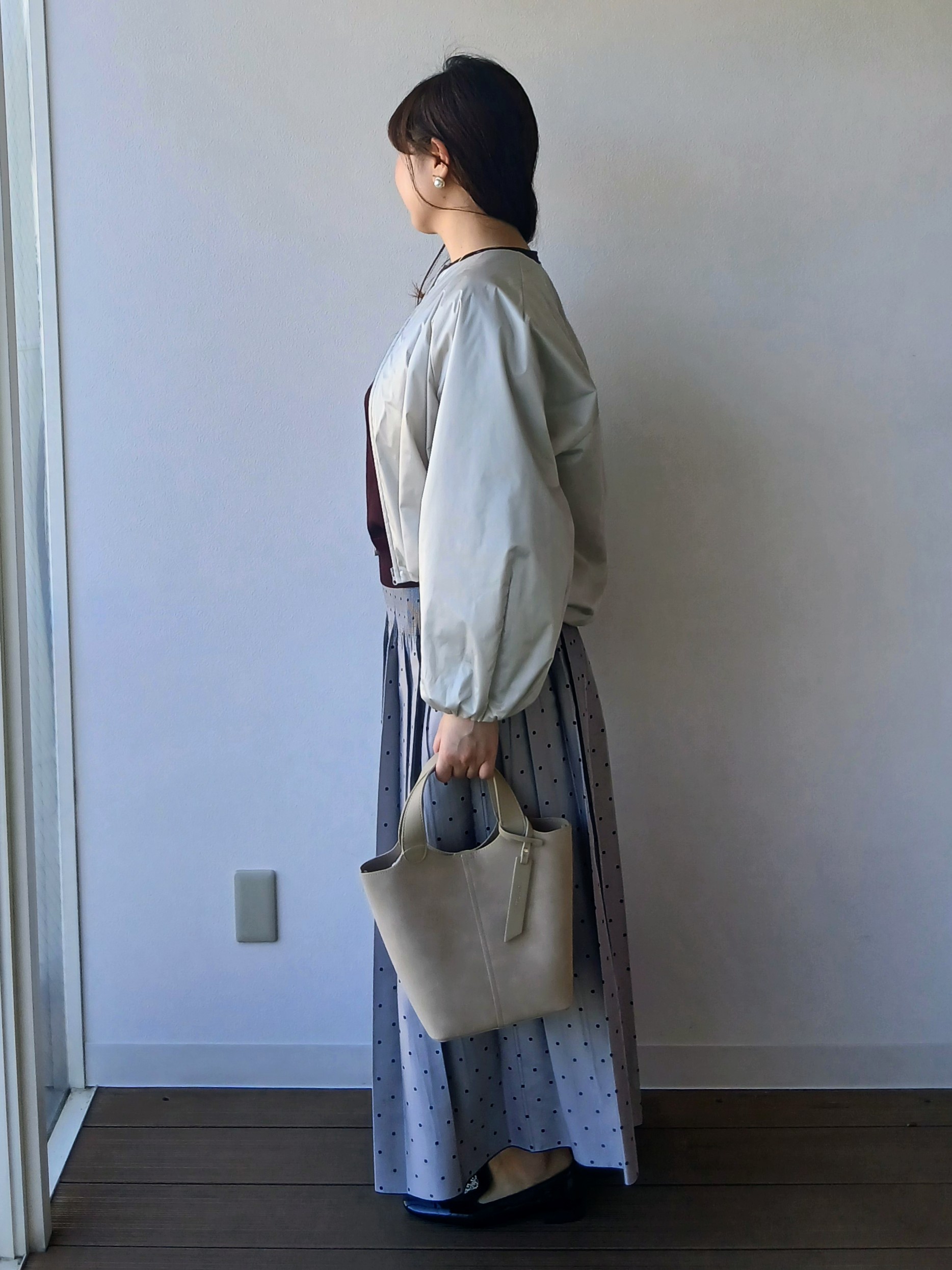 なみきさんの「UNTITLED｜【軽アウター/中綿/秋冬コート】ショートブルゾン」を使ったコーディネート