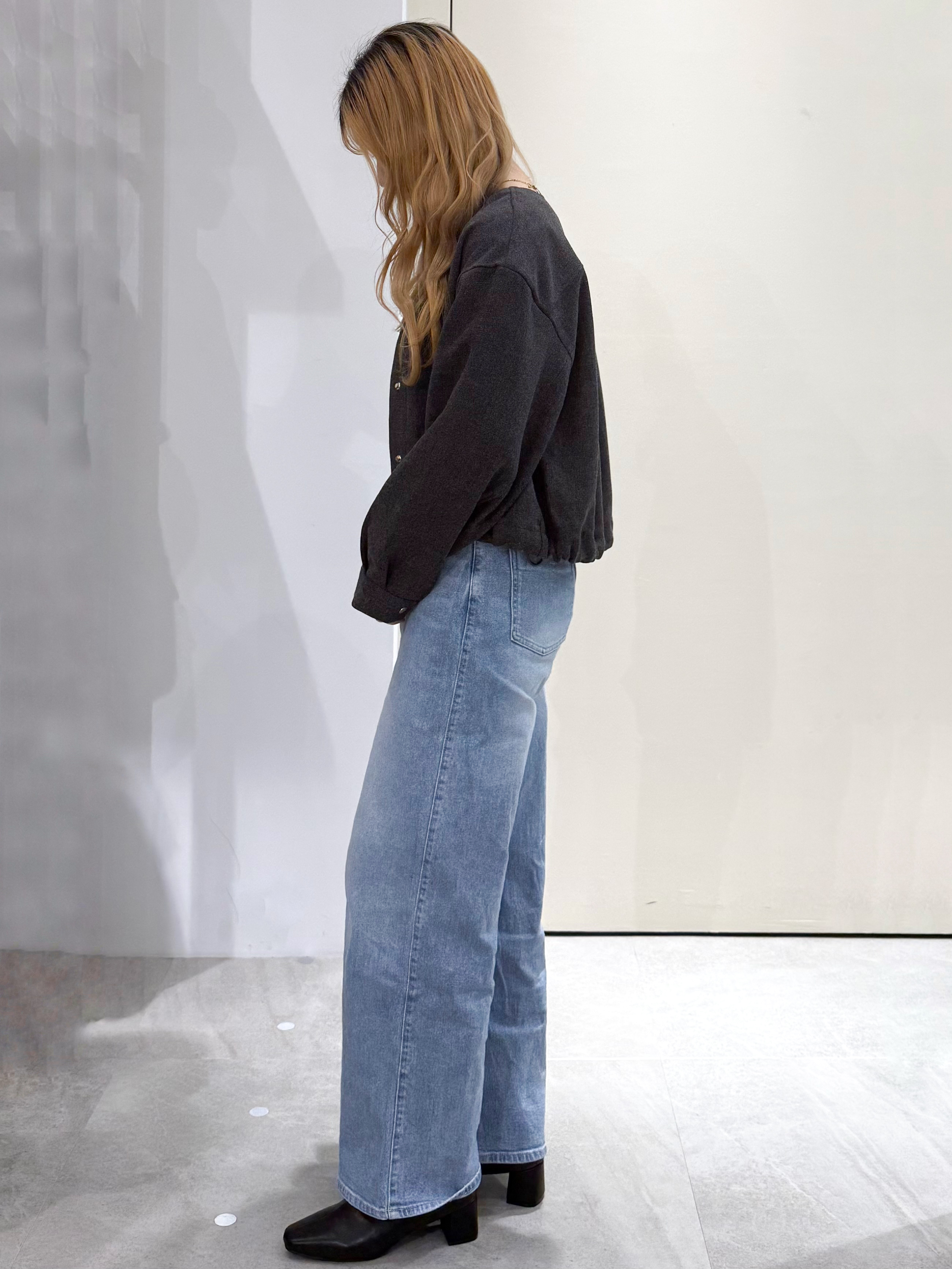 sayaさんの「OPAQUE.CLIP｜スナップボタンブルゾン【洗濯OK】」を使ったコーディネート