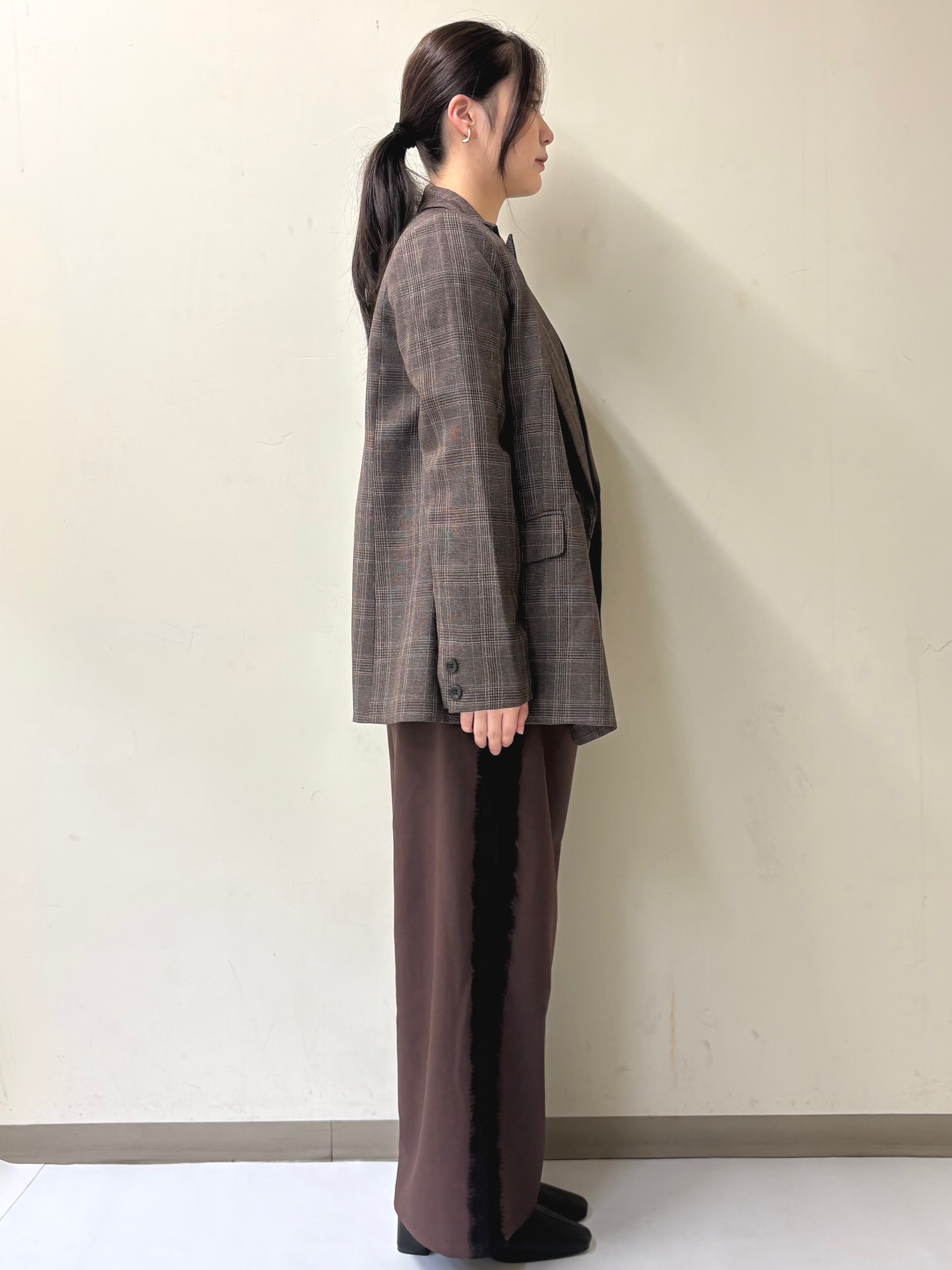 幕田里咲さんの「OPAQUE.CLIP｜ダブルブレストジャケット【洗える】」を使ったコーディネート
