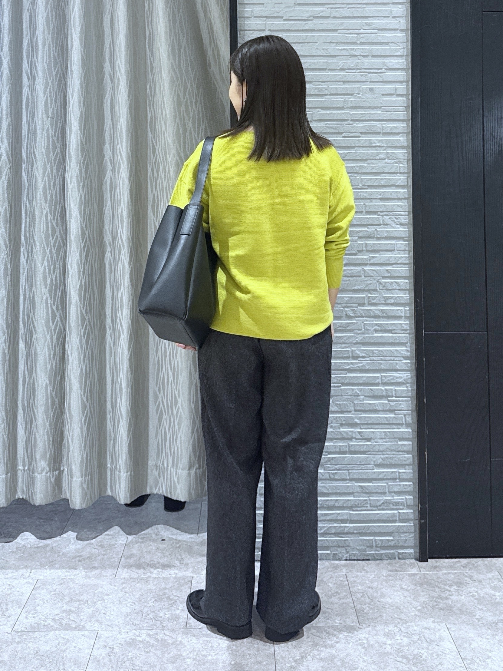 chさんの「THE SHOP TK｜【毛玉防止/蓄熱/洗える】美映えガーターニット」を使ったコーディネート