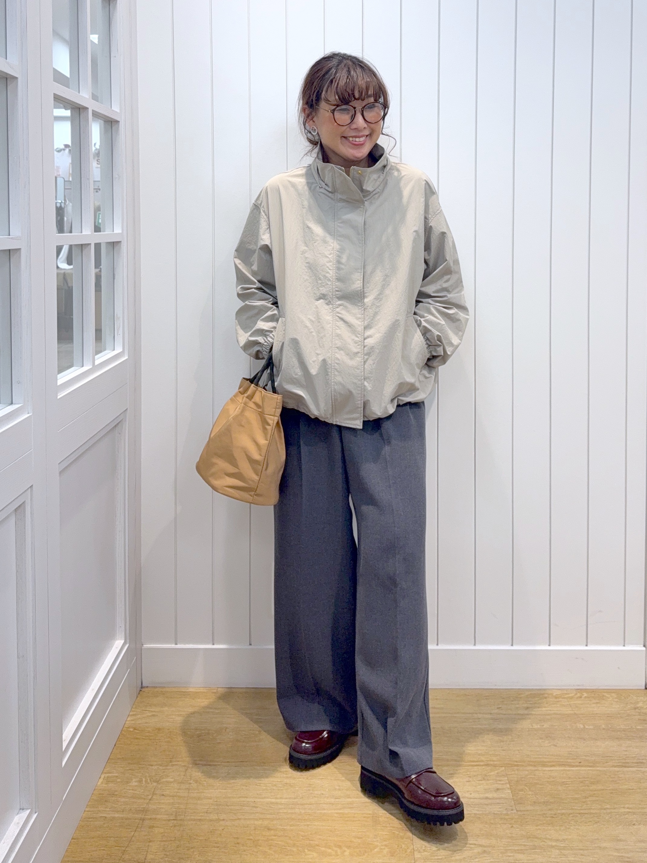 Osawaさんの「Dessin｜【撥水/2WAY/洗える】フード取り外し可能 撥水ナイロンマンパ」を使ったコーディネート