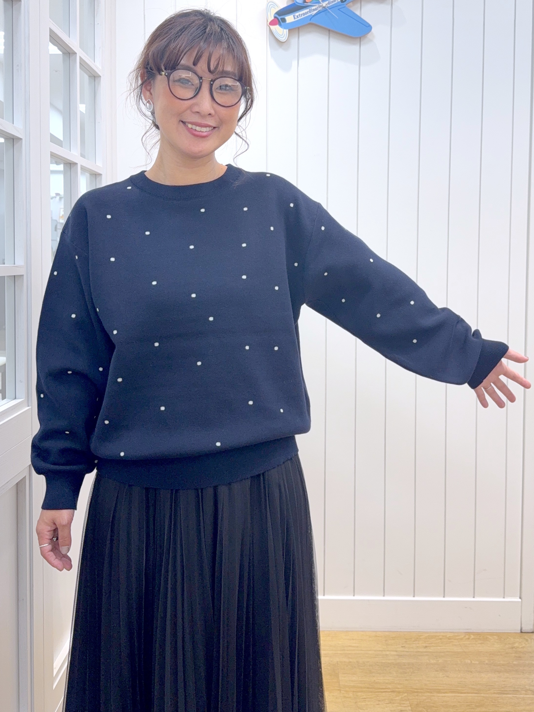 Osawaさんの「Dessin｜【洗える/秋羽織り】フェイクファージレ」を使ったコーディネート