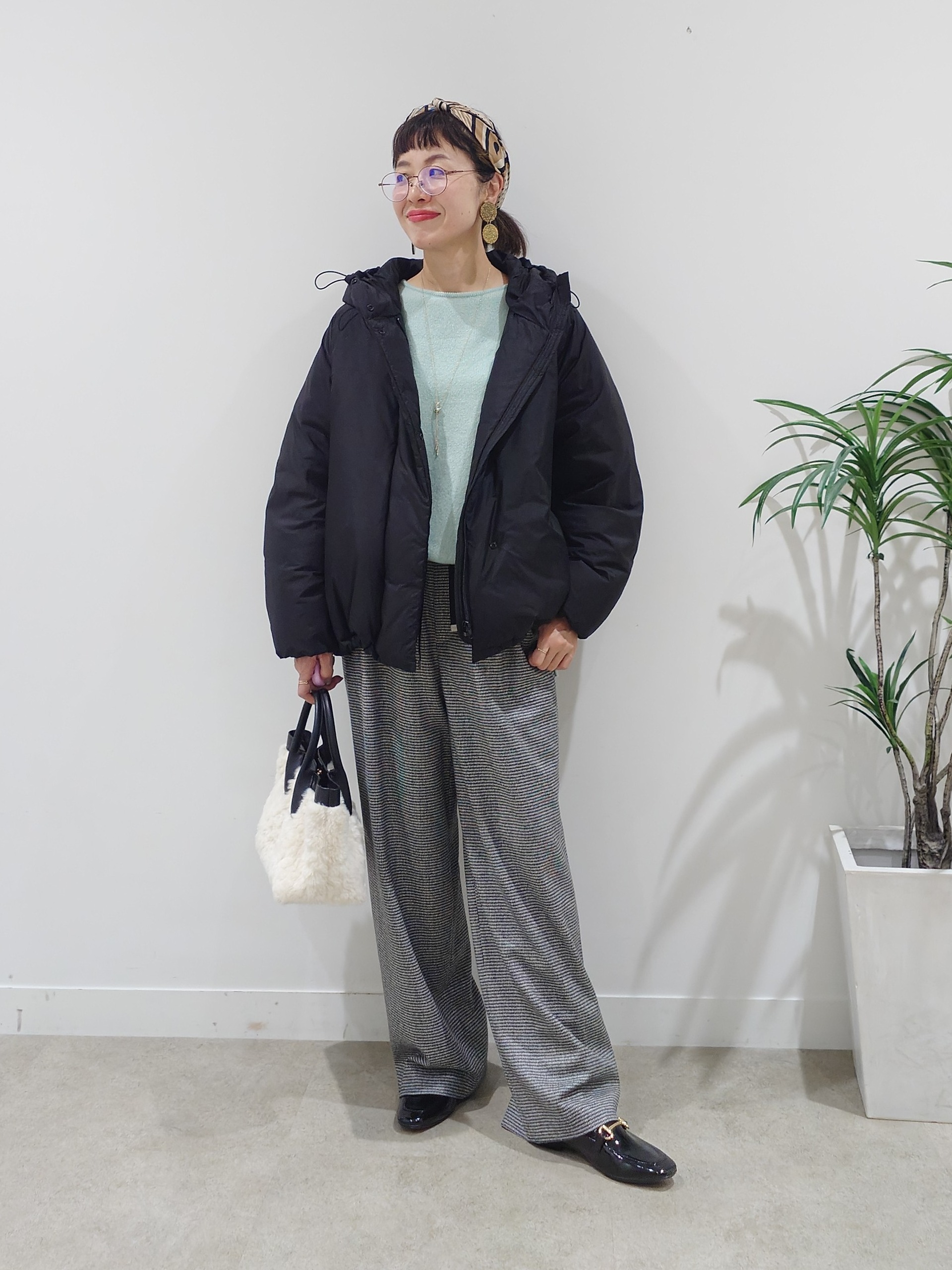 MUTSUKOさんの「UNTITLED｜【セットアップ可/ウエストゴム】ウールドロストパンツ」を使ったコーディネート
