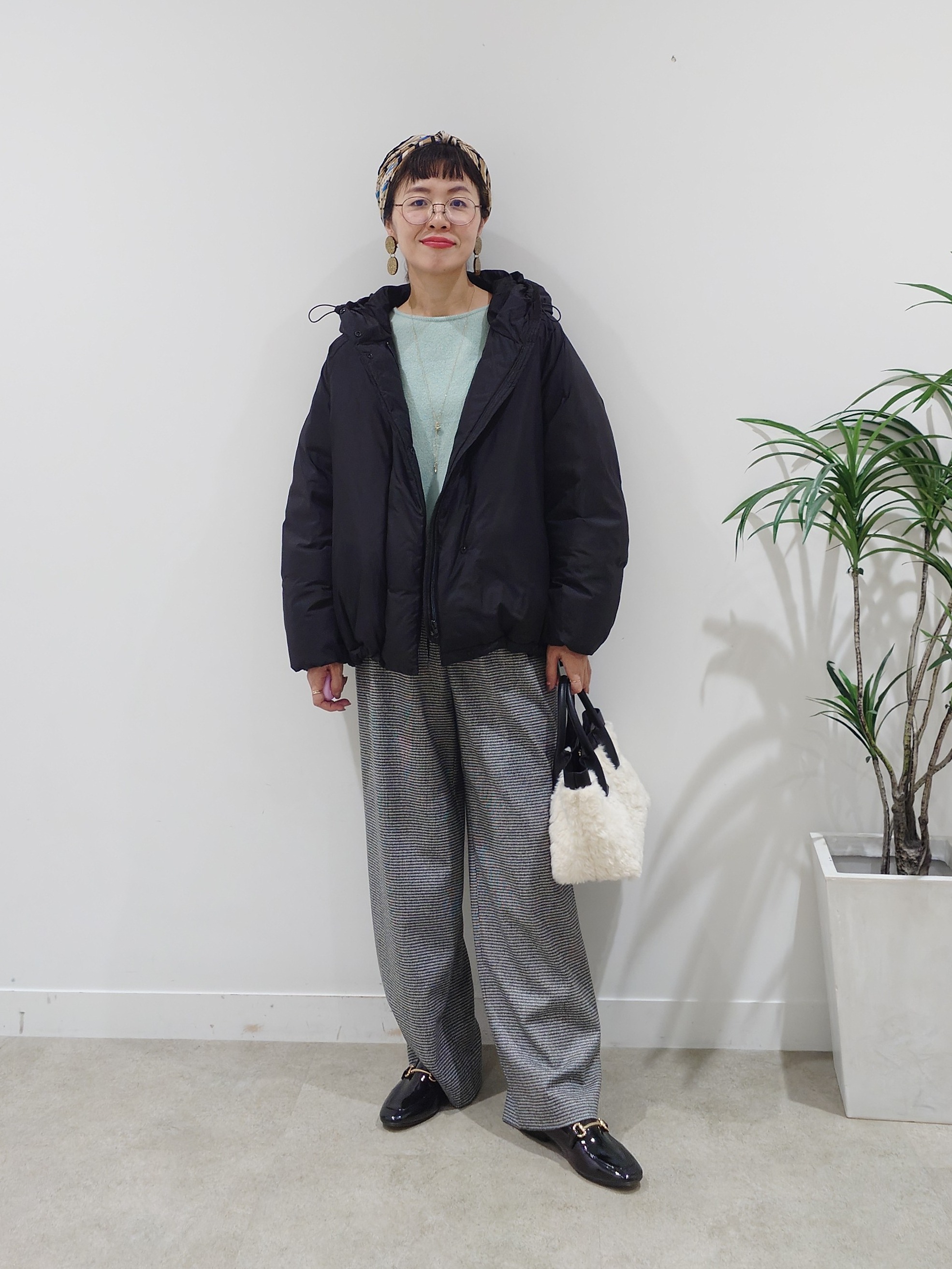 MUTSUKOさんの「UNTITLED｜【セットアップ可/ウエストゴム】ウールドロストパンツ」を使ったコーディネート