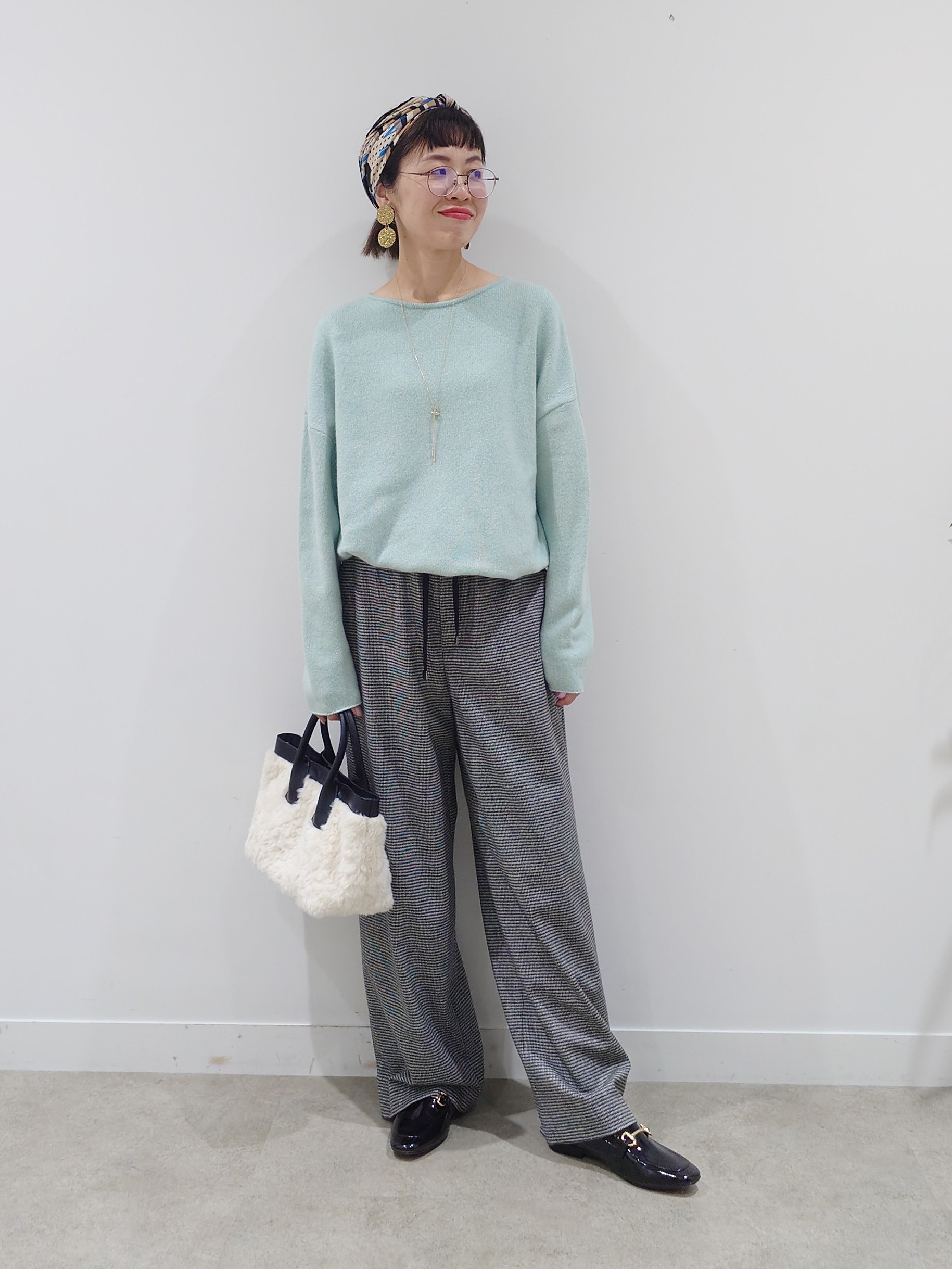 MUTSUKOさんの「UNTITLED｜【セットアップ可/ウエストゴム】ウールドロストパンツ」を使ったコーディネート