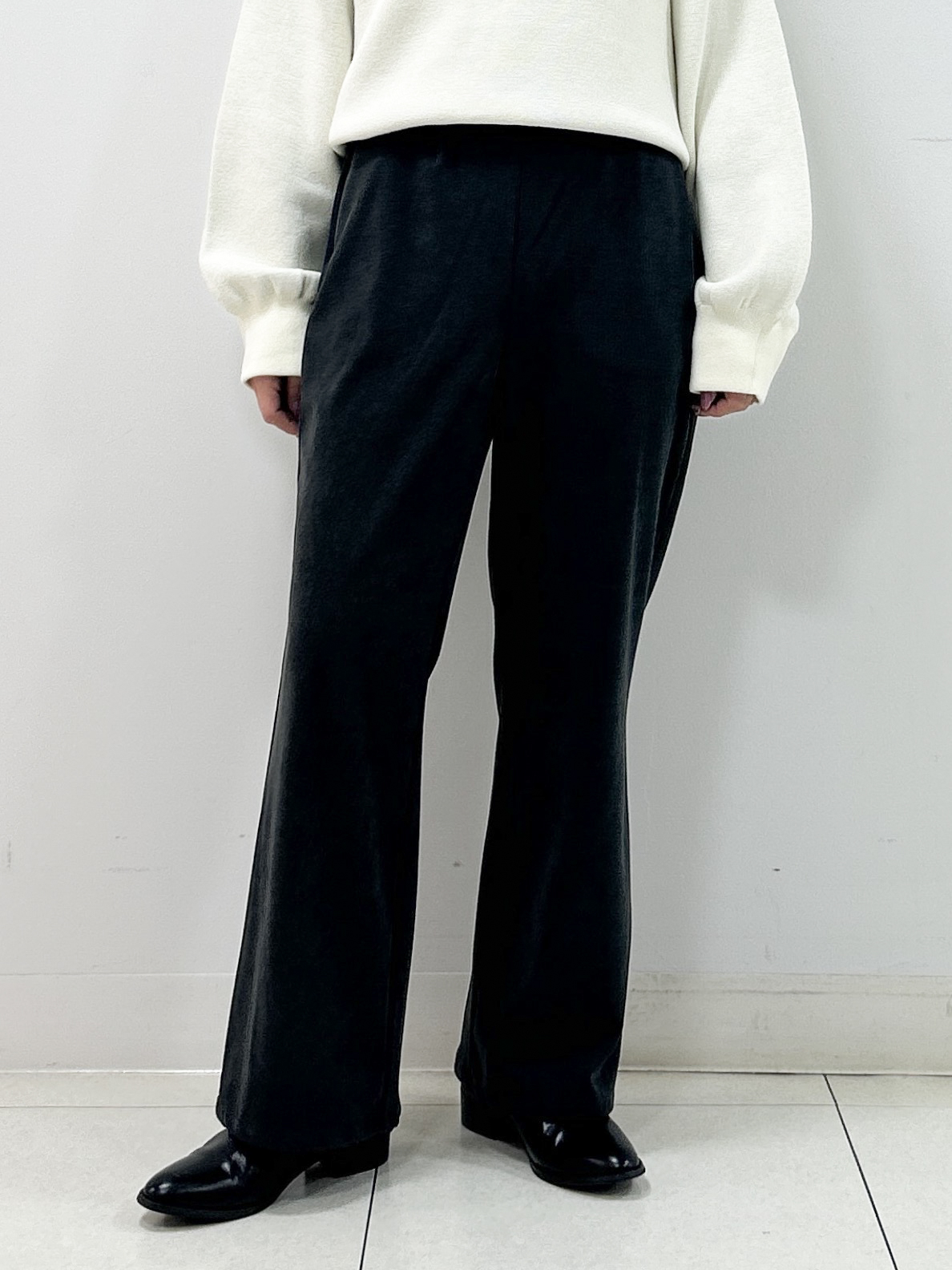 Kaiさんの「Dessin｜【2WAY/洗濯機OK/XS-L】配色リバーシブル コットンジャカード クルーネックニット」を使ったコーディネート