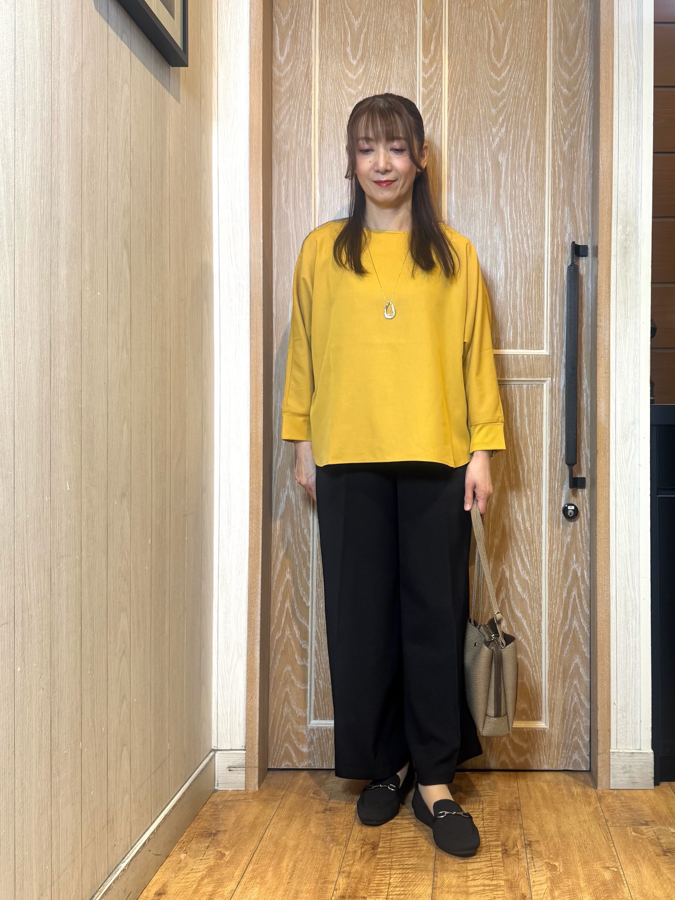 KAORIさんの「SHOO･LA･RUE｜【撥水/S-LL/洗濯機可】ウエスト絞れる キルト中綿ジャケット」を使ったコーディネート