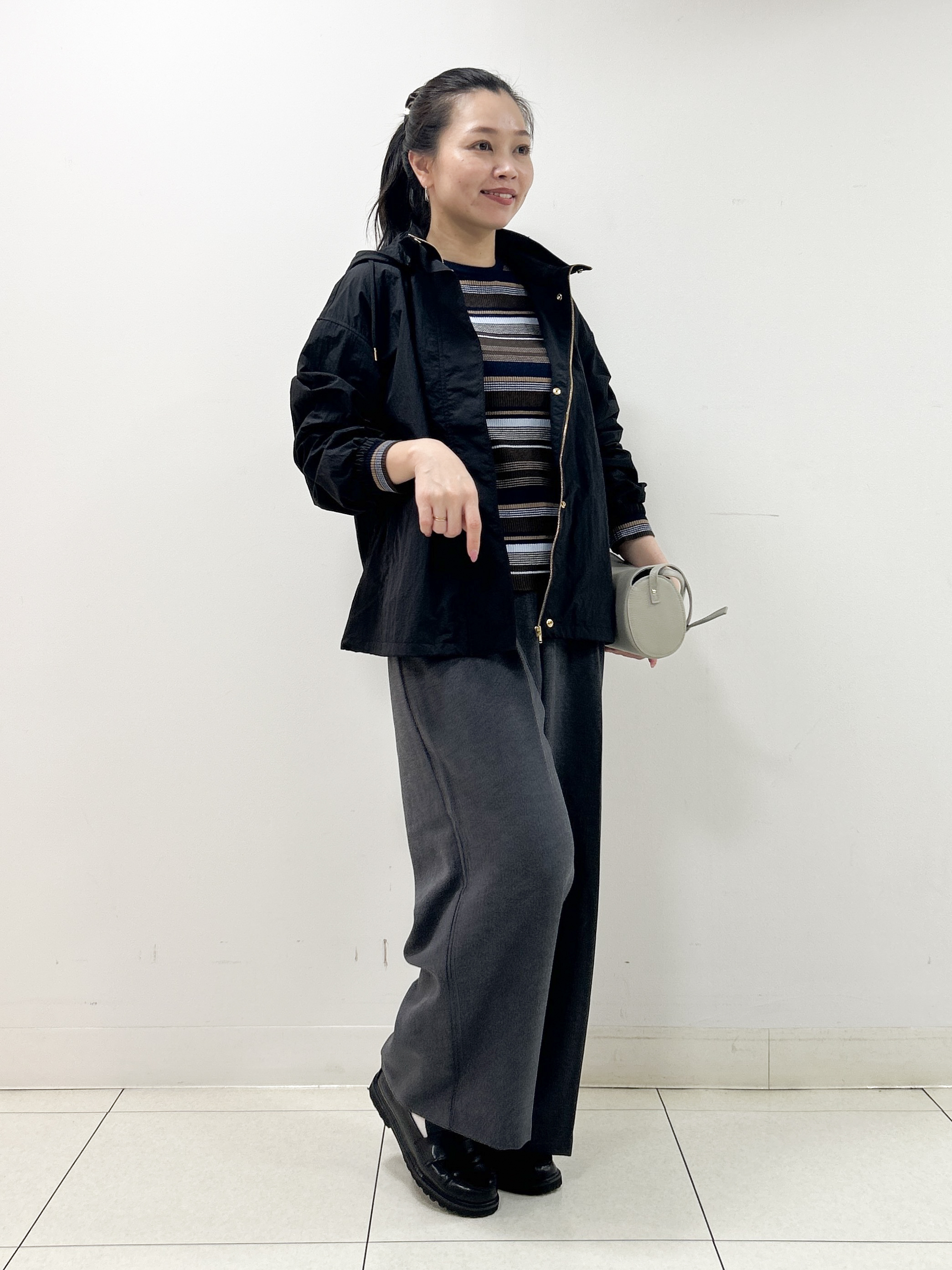 Kaiさんの「Dessin｜【撥水/2WAY/洗える】フード取り外し可能 撥水ナイロンマンパ」を使ったコーディネート