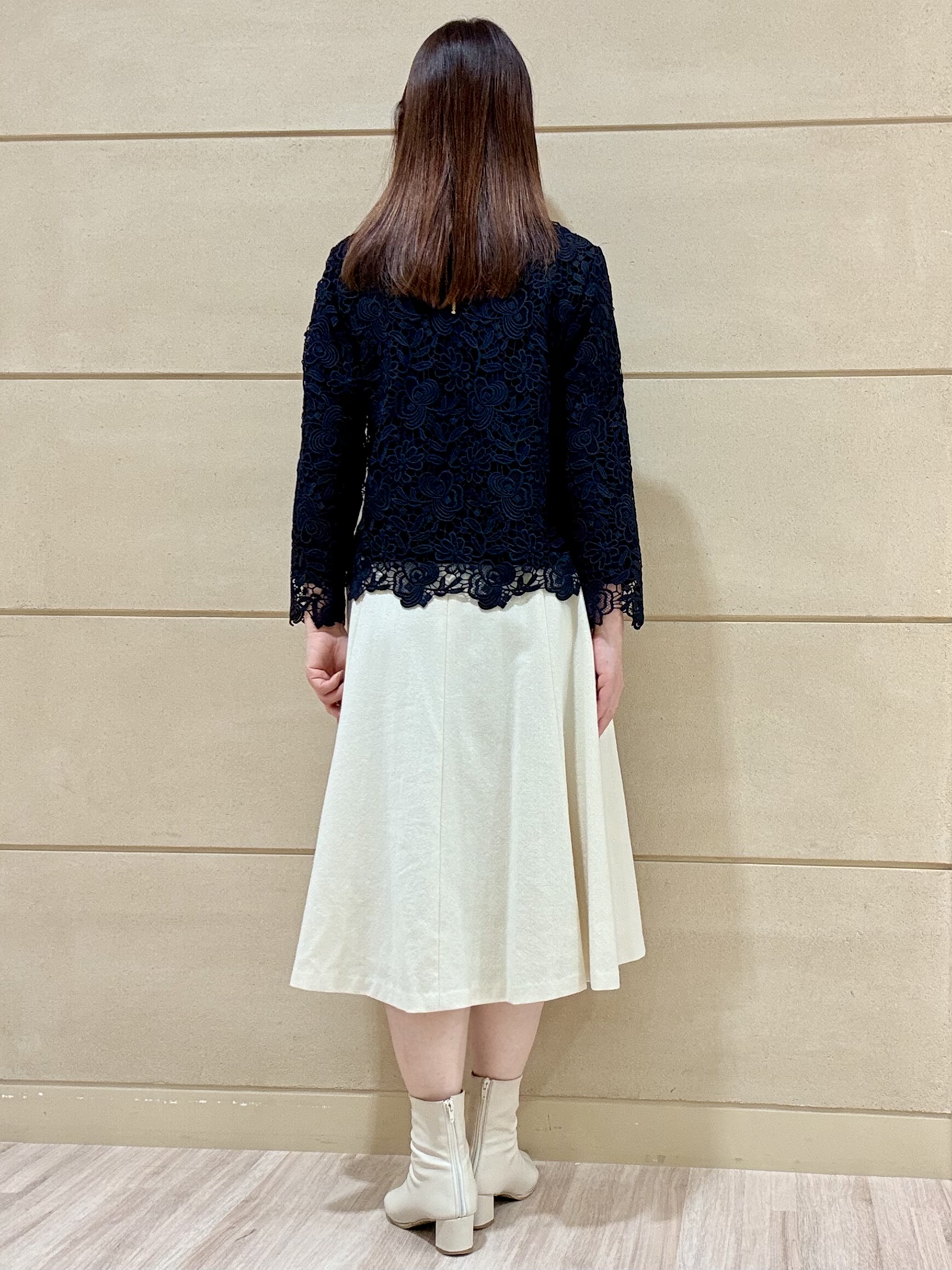 Marさんの「Reflect｜【SS-4Lサイズ／通勤／セレモニー】ケミカルレースブラウス」を使ったコーディネート