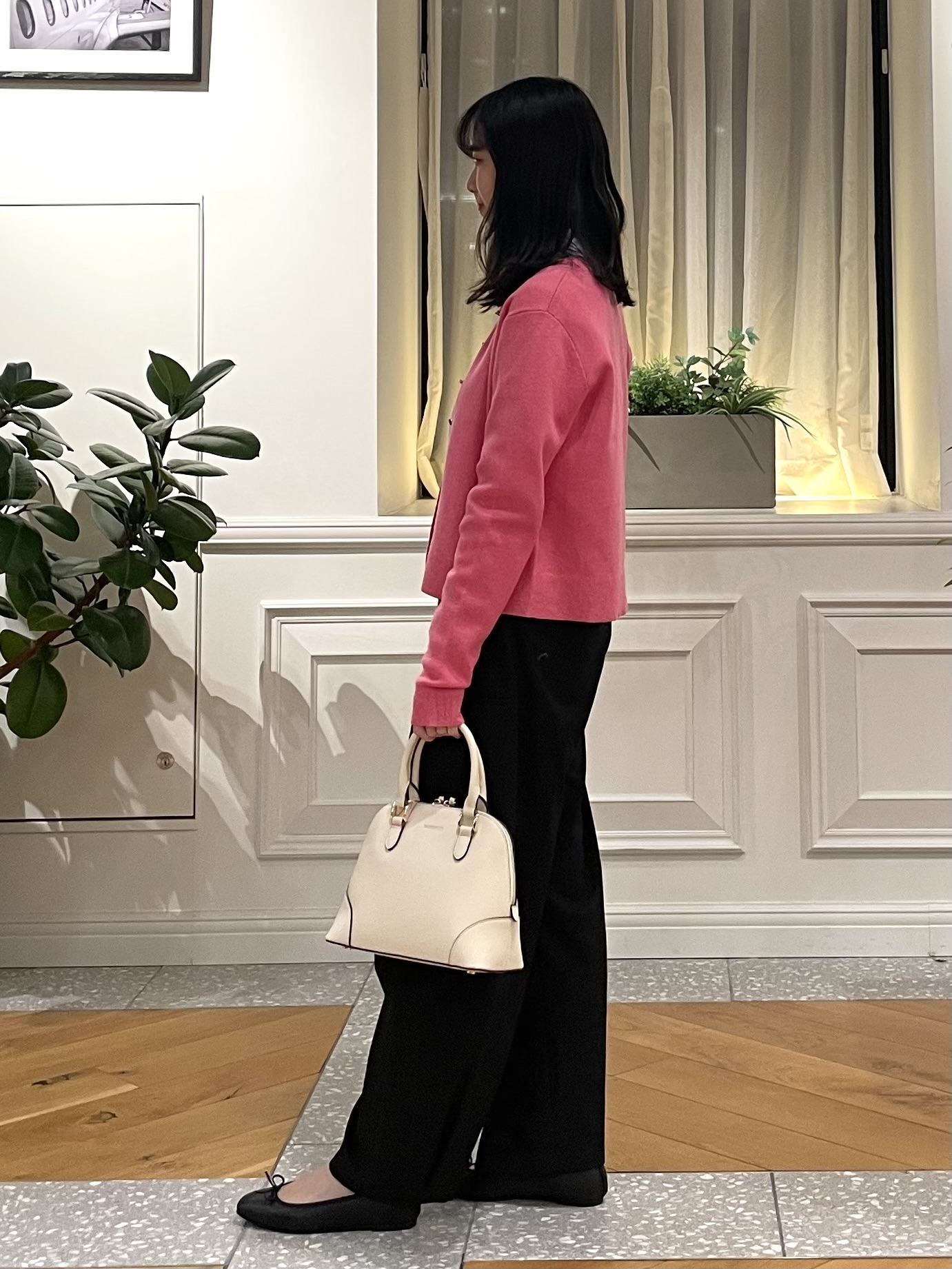 Lilyさんの「DRESSTERIOR｜【5色展開/マシンウォッシャブル】コットンカシミヤカーディガン」を使ったコーディネート