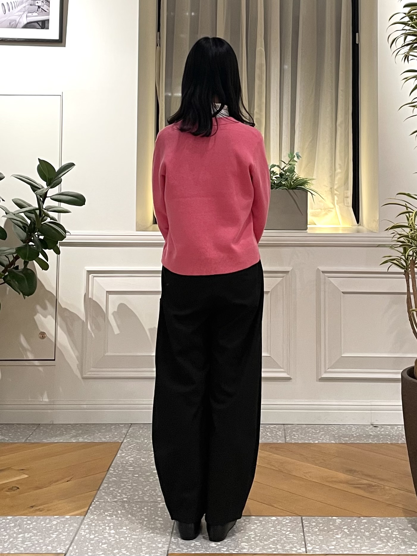 Lilyさんの「DRESSTERIOR｜【5色展開/マシンウォッシャブル】コットンカシミヤカーディガン」を使ったコーディネート