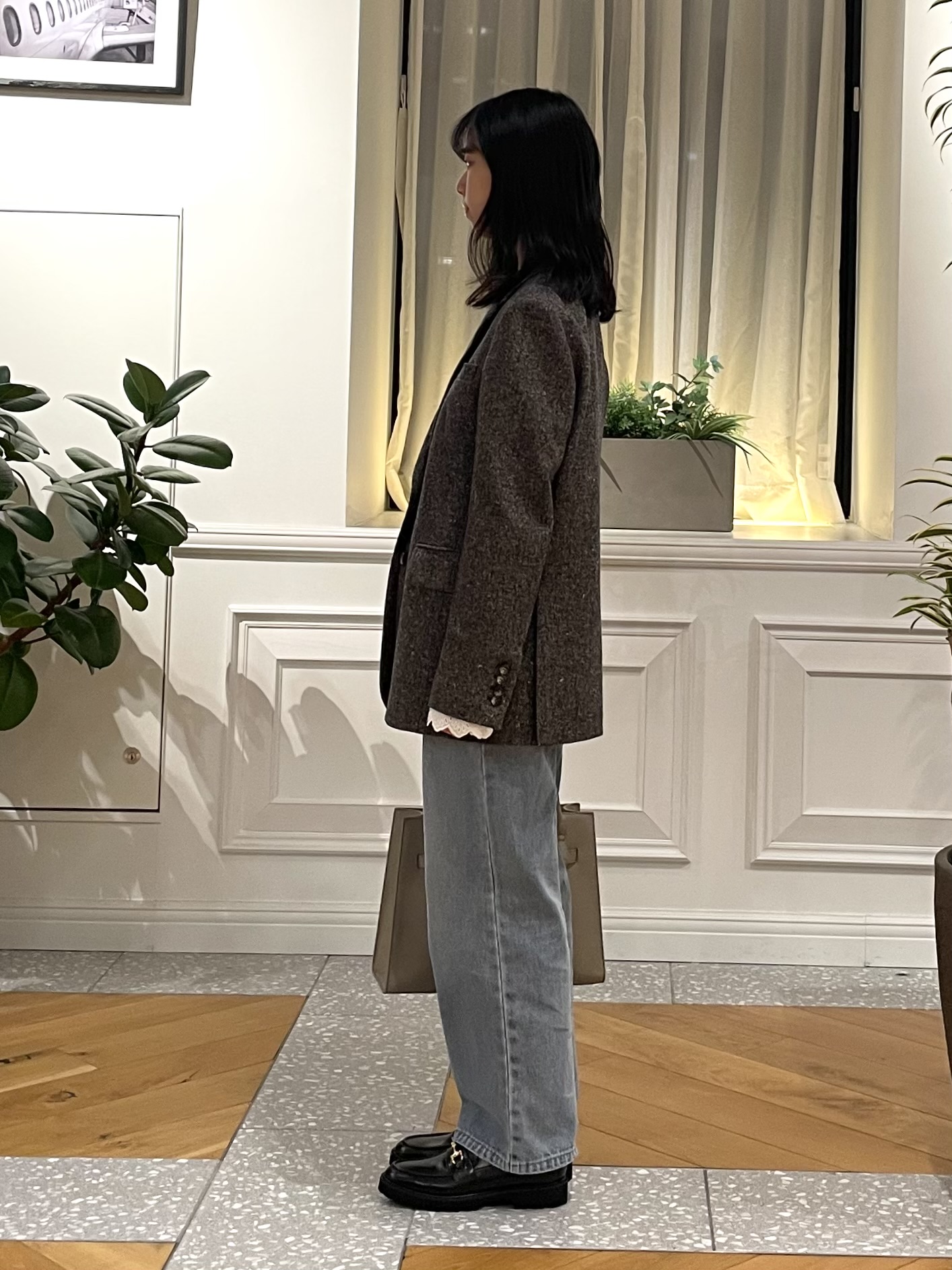 Lilyさんの「DRESSTERIOR｜【セットアップ可】ネップツイード ジャケット」を使ったコーディネート