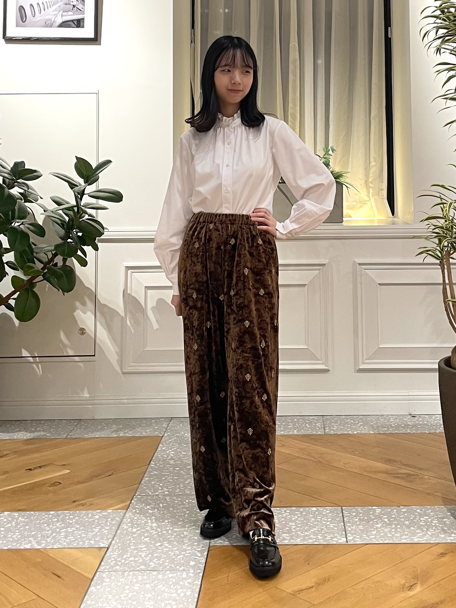Lilyさんの「DRESSTERIOR｜【日本製】ハンティング ノーカラージャケット」を使ったコーディネート